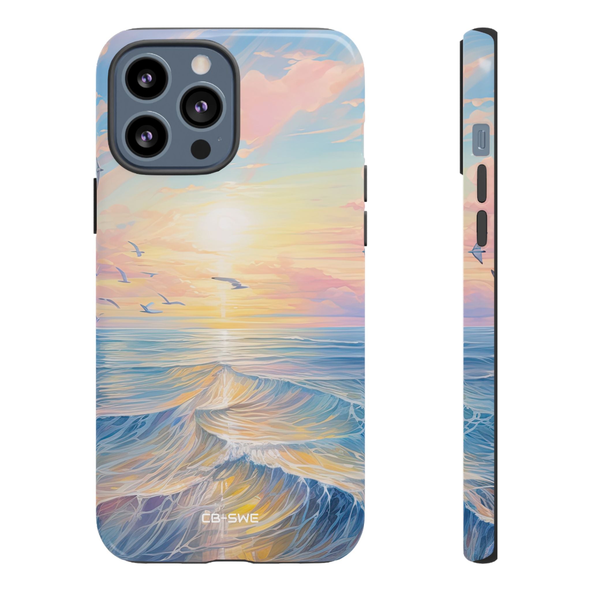 Gentle Waves Embrace - iPhone Case
