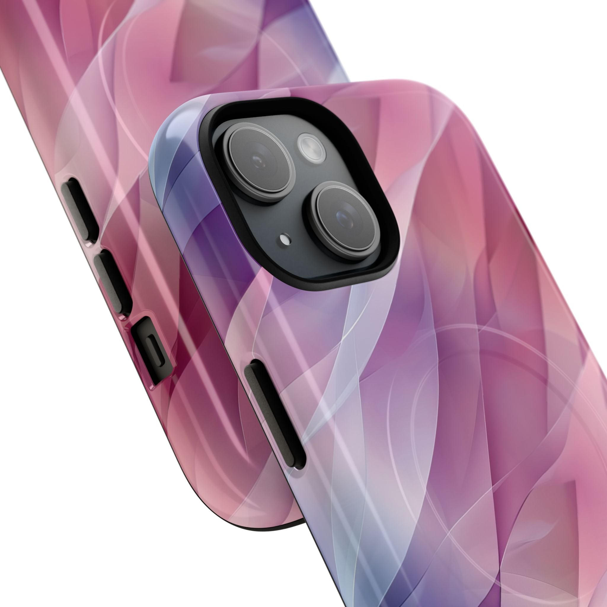 Pink Wave iPhone 15 Case - Tough+