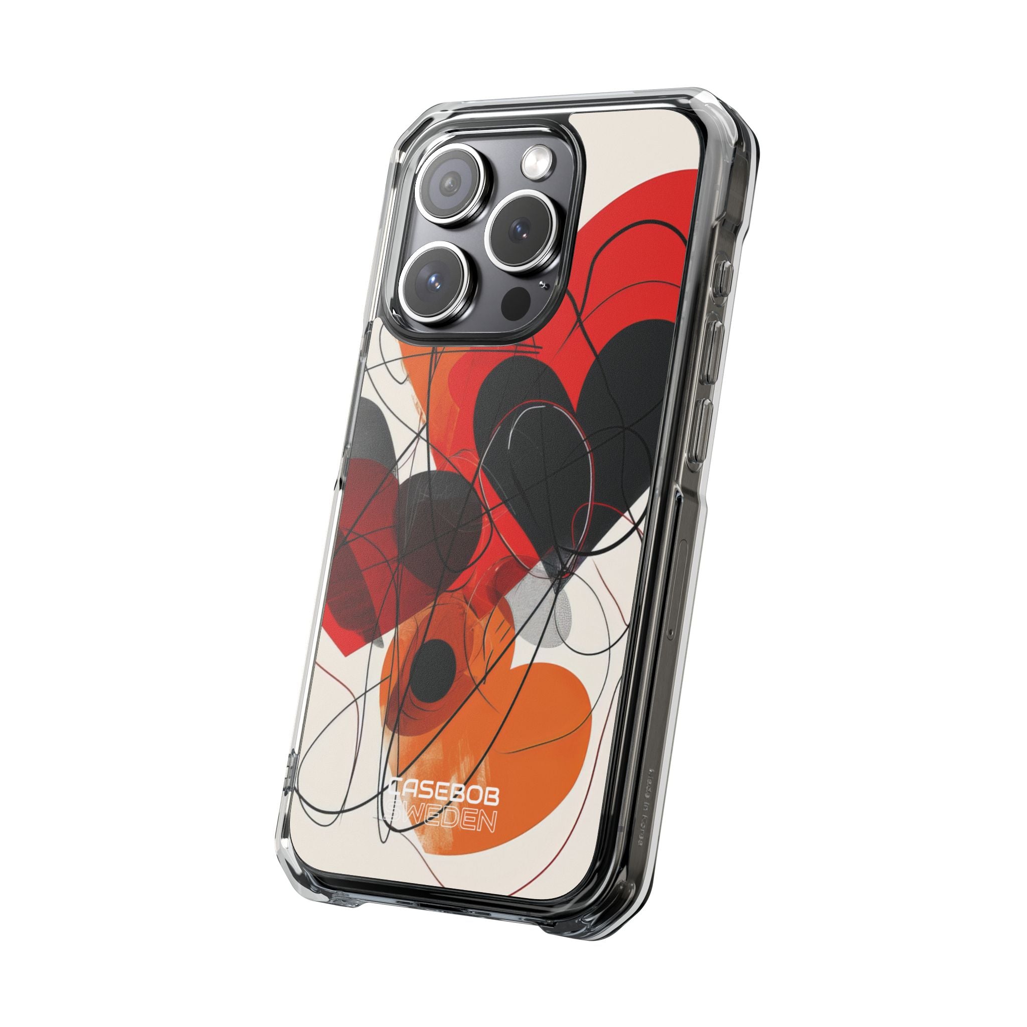 Crimson Motion Flow iPhone 15 - Impact Clear+
