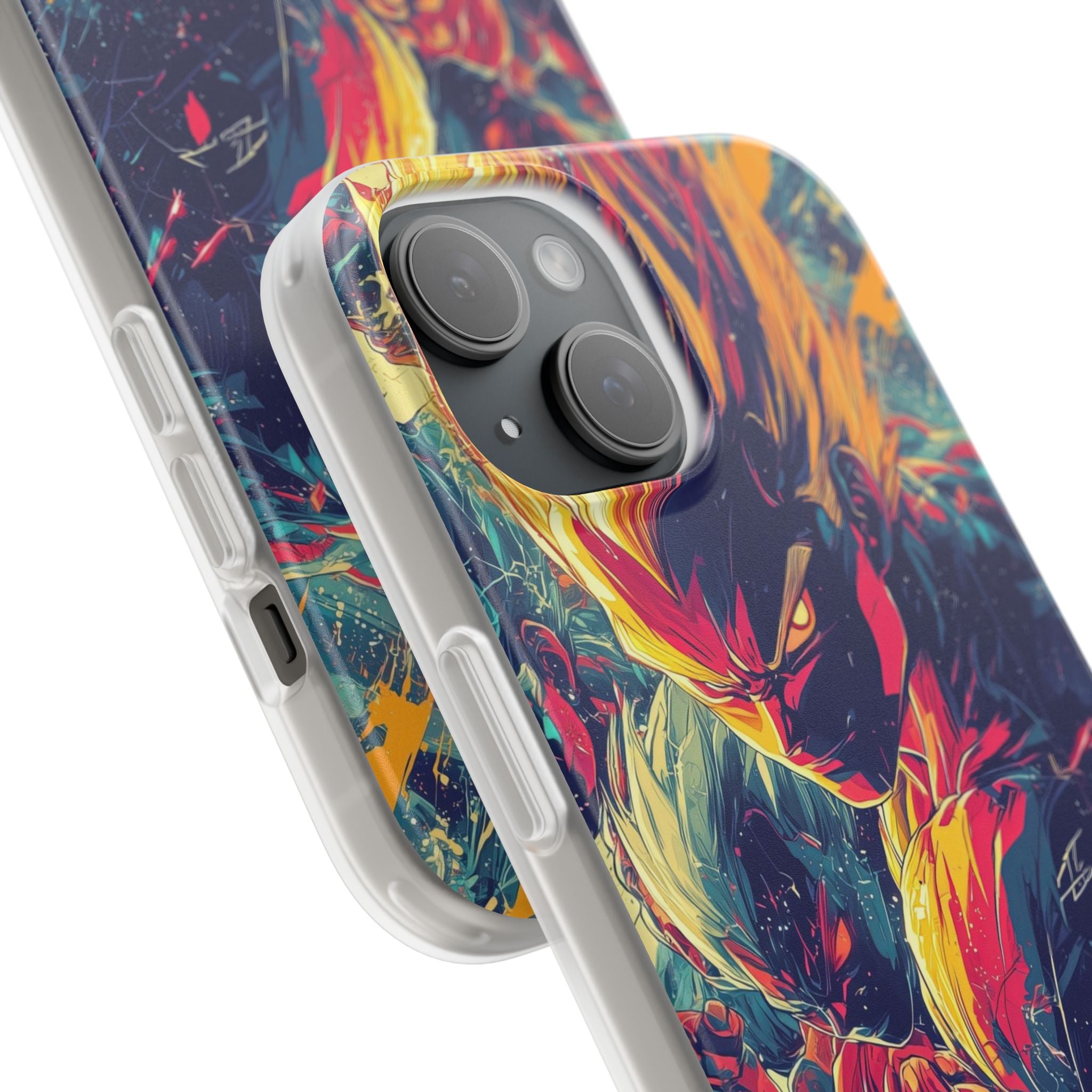 Yellow Fury iPhone 15 Case - Soft