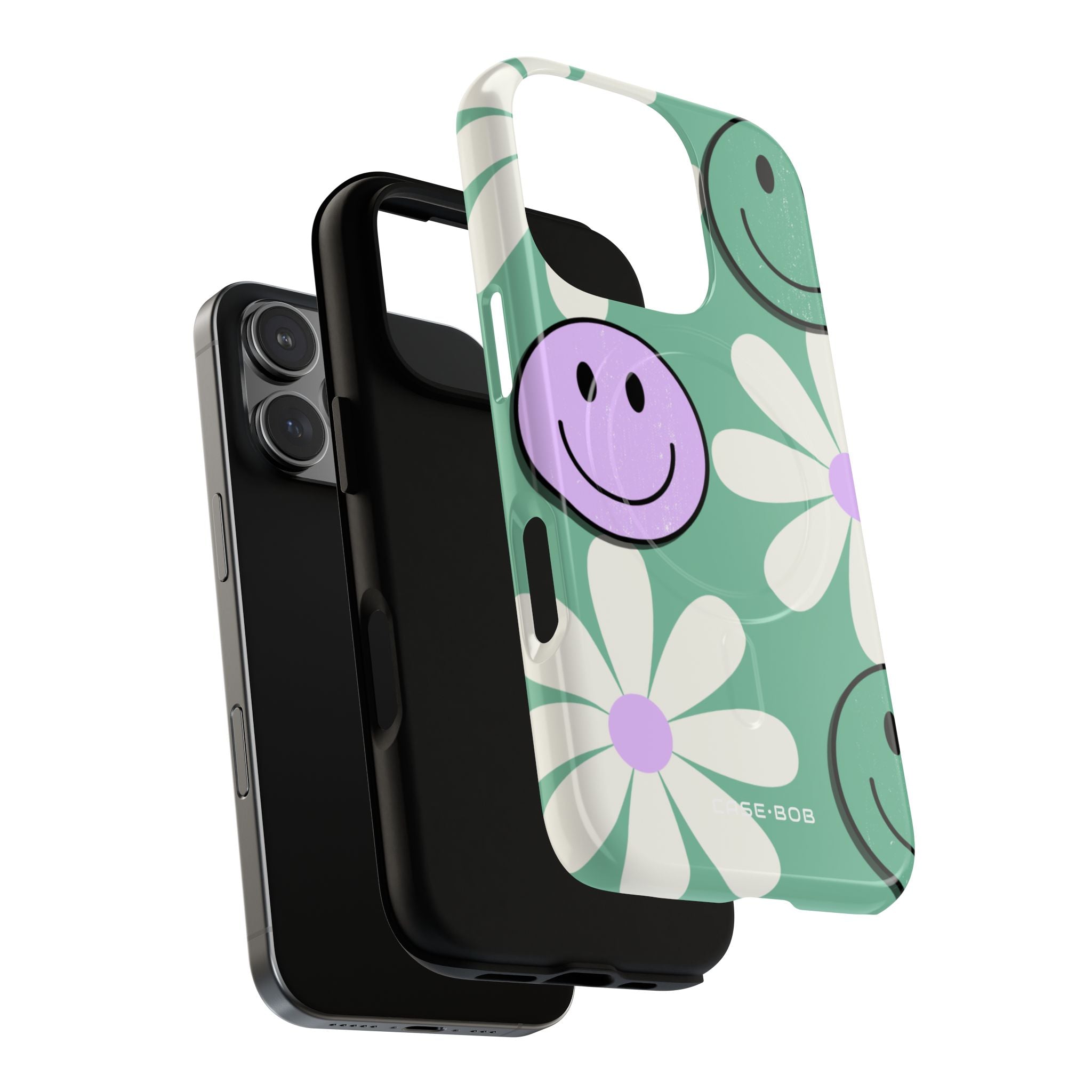 Smiley Daisy Glow iPhone 16 Pro Case - Tough+
