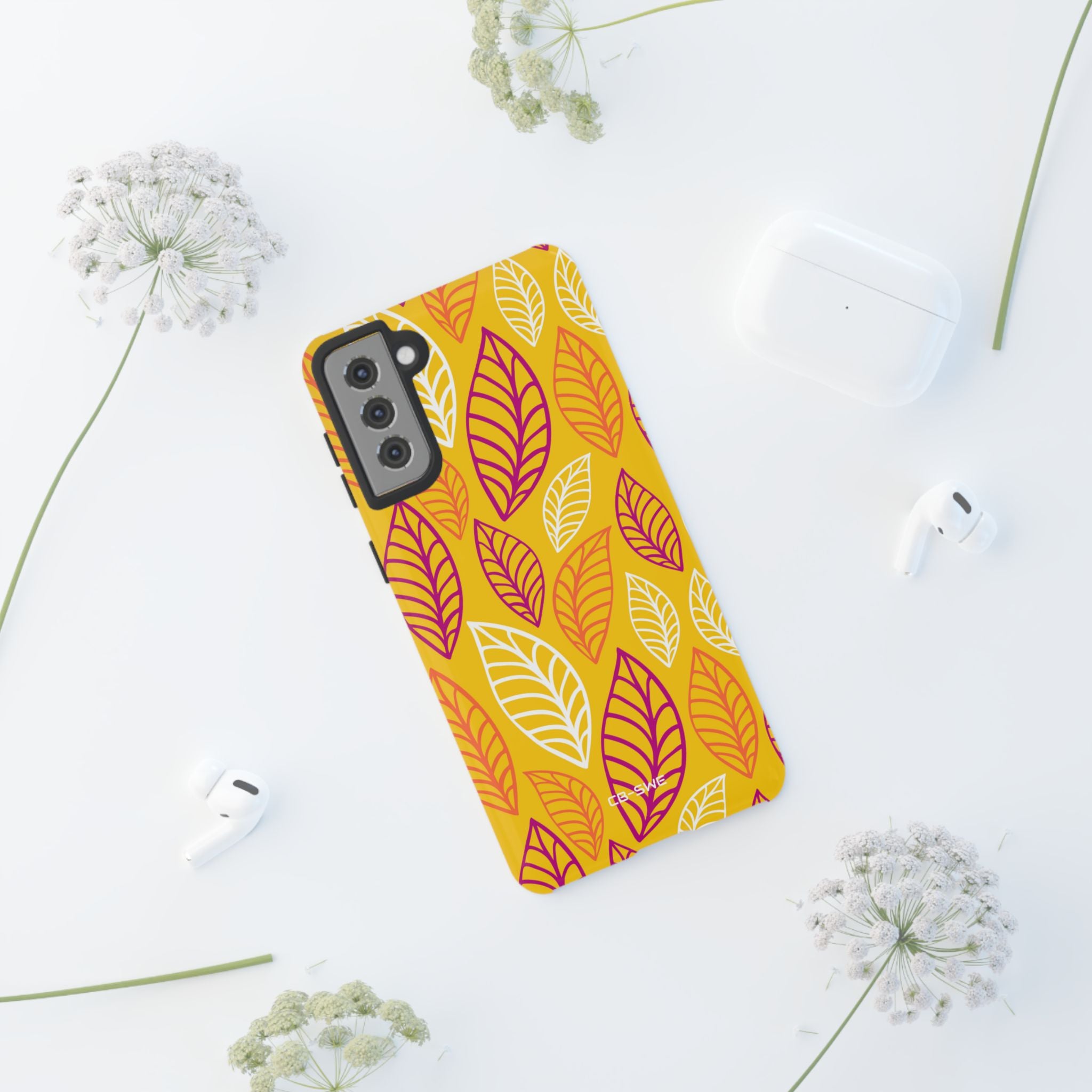 Vibrant Leaf Symphony - Samsung Case