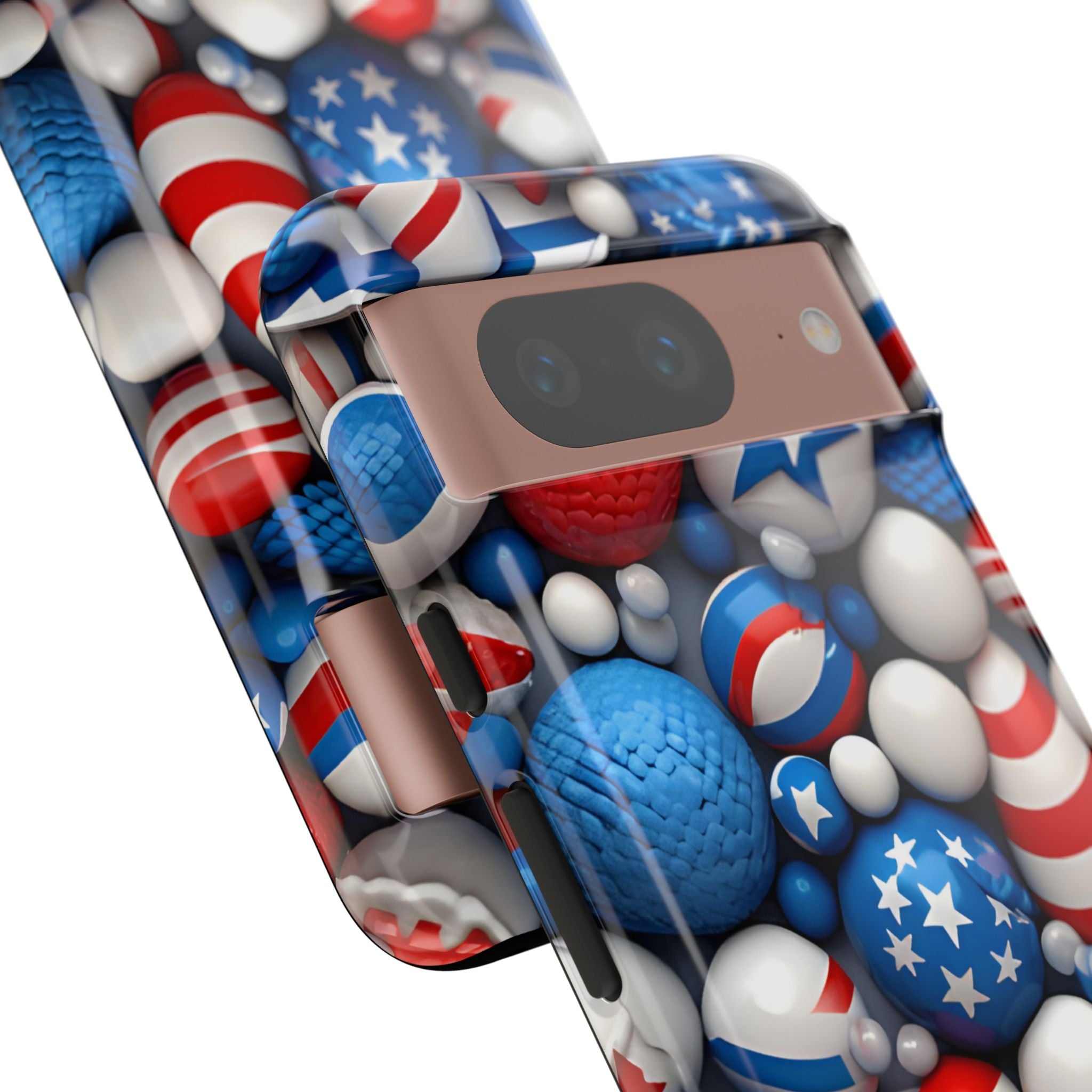Festive Spheres Cluster - Google Pixel Case