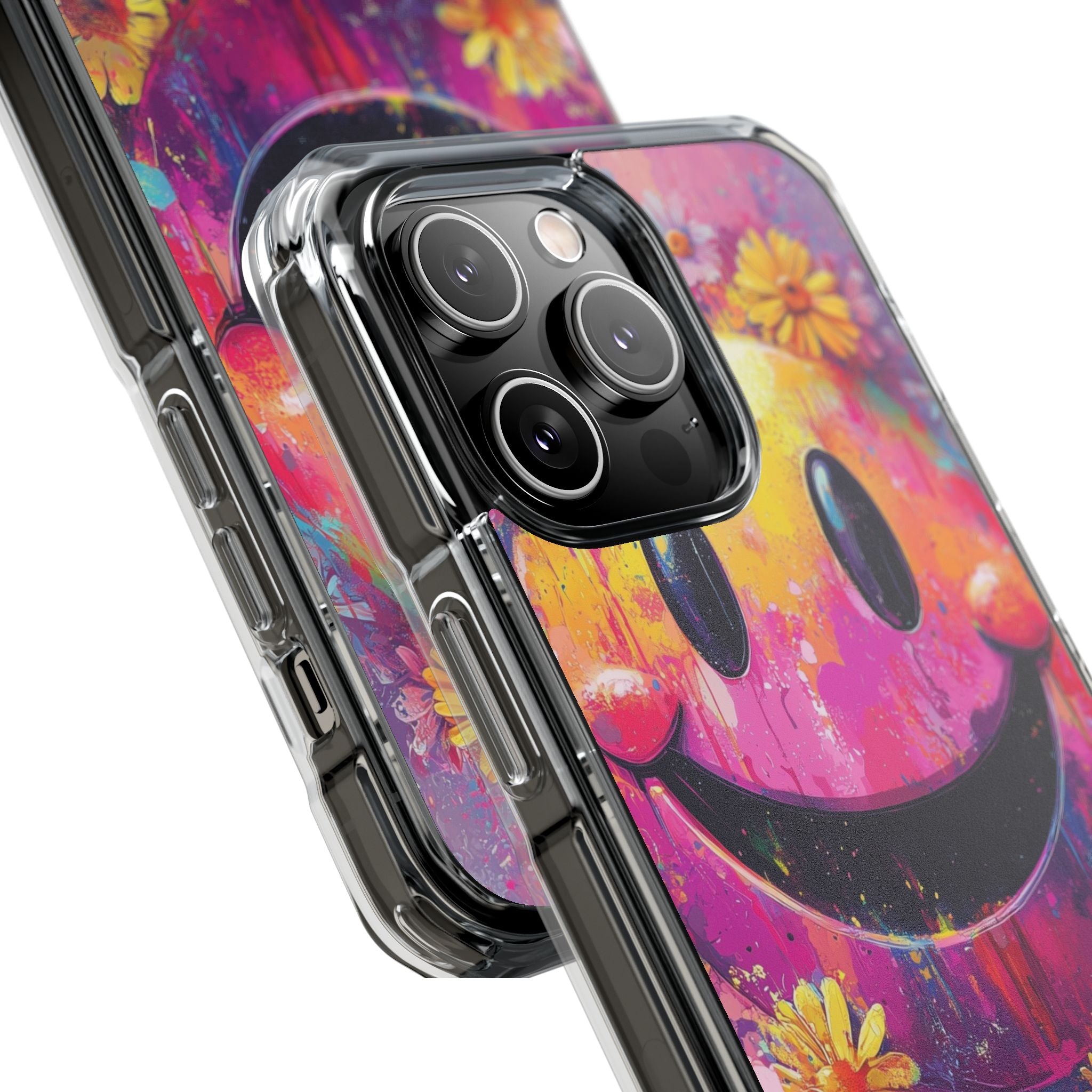 Smiley Bloom iPhone 14 Pro Max Case - Impact