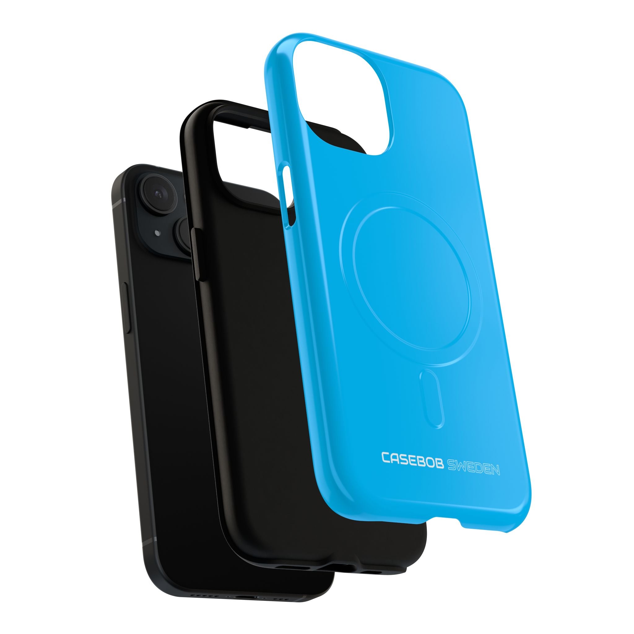 Deep Sky Blue iPhone 15 - Tough+