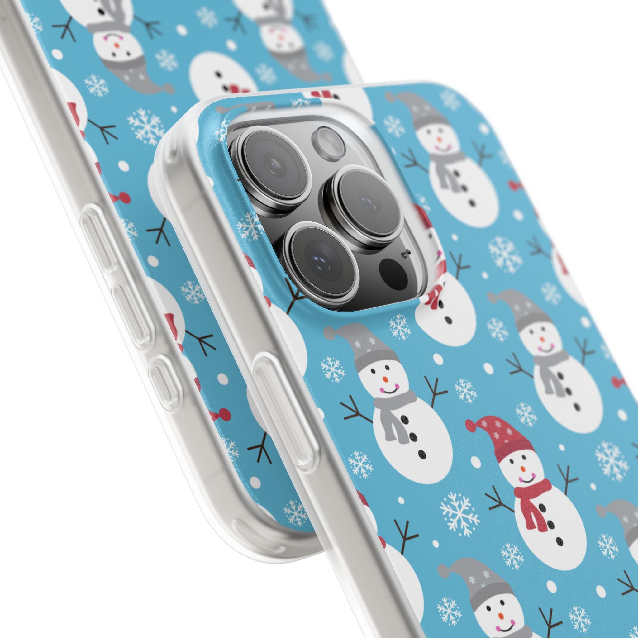 Snowman Parade iPhone 16 Pro Max Case - Soft