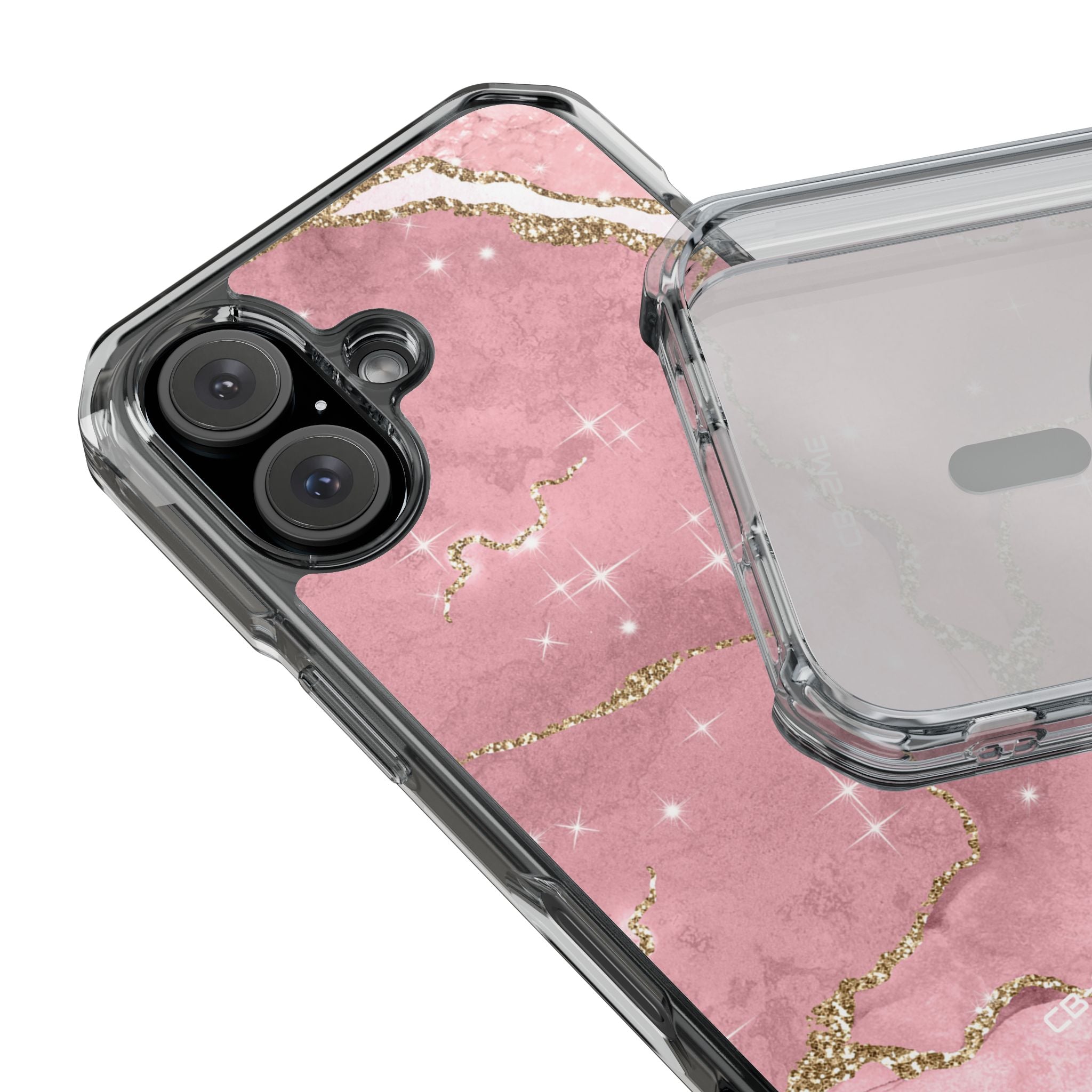 Pink Marble Luxe iPhone Case - Impact