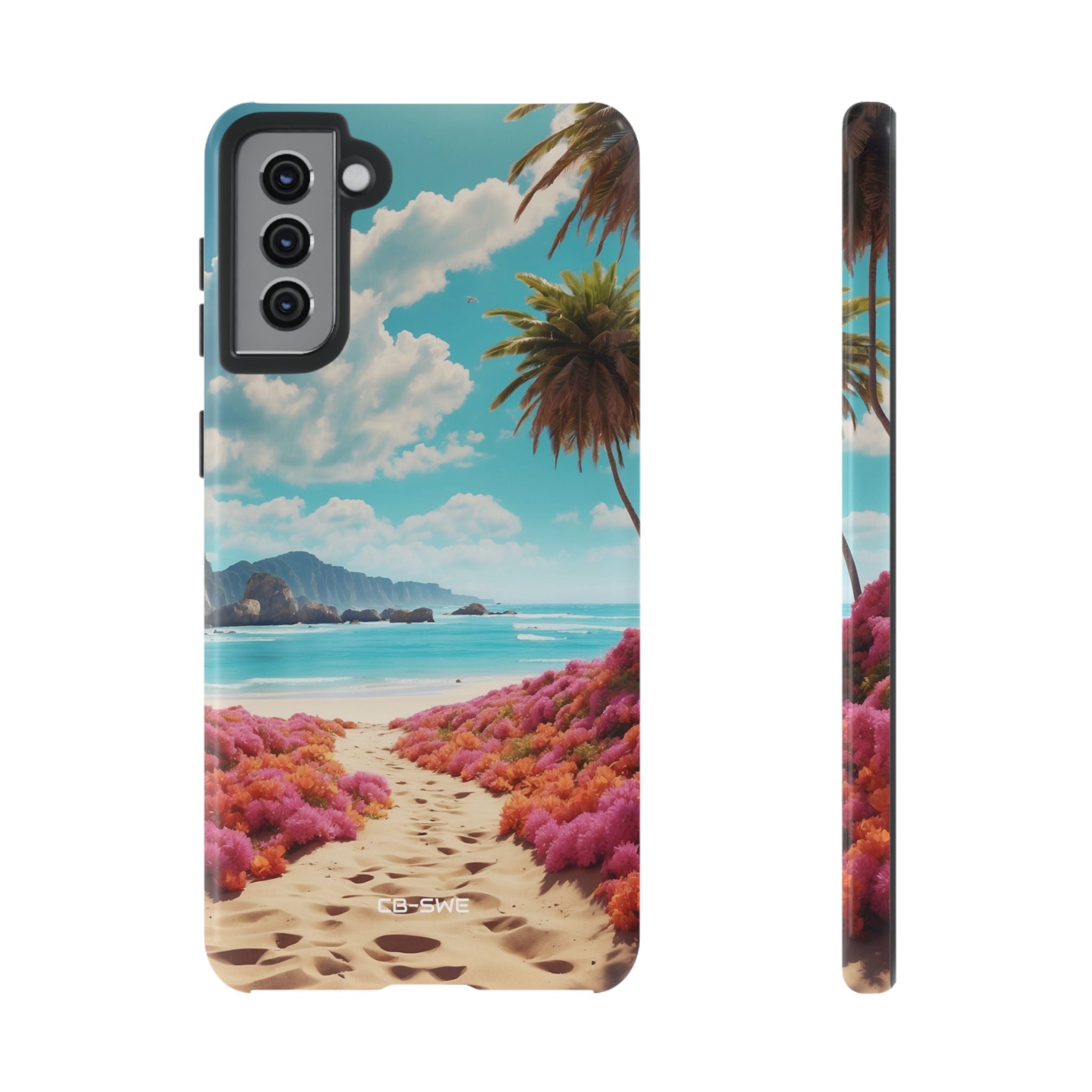 Tropical Flowers Frame - Samsung Case