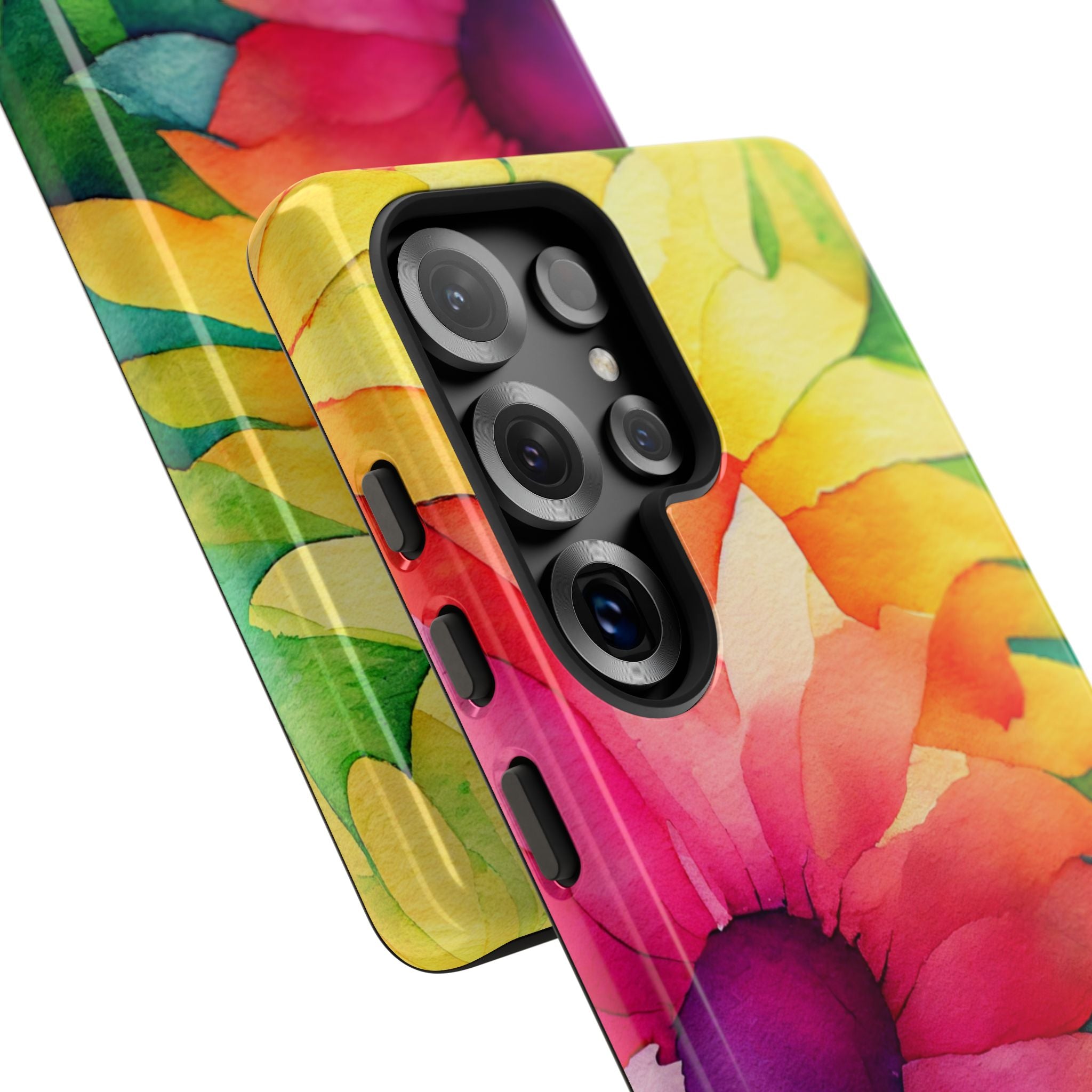 Vibrant Floral Symphony - Samsung Case