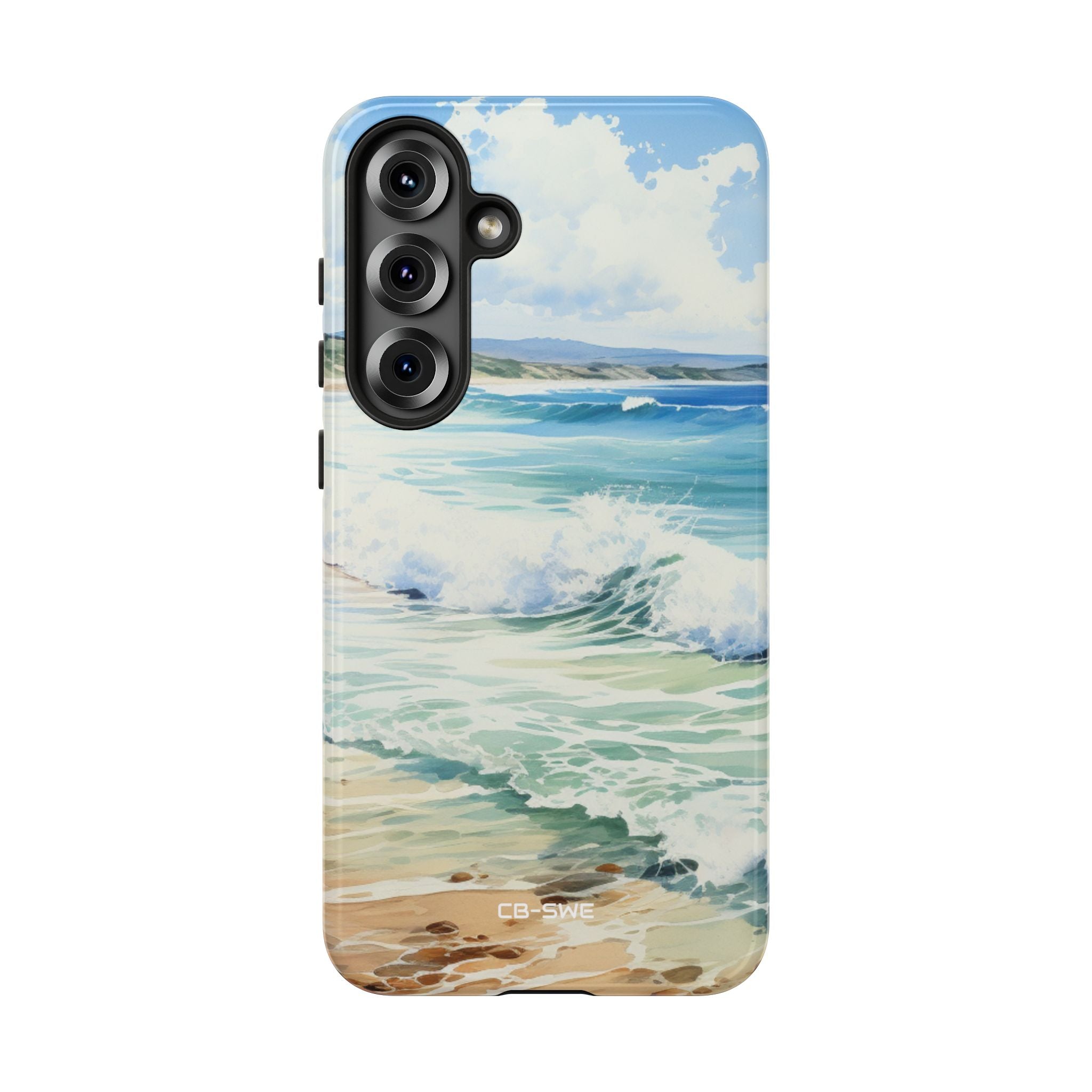 Serene Coastal Watercolors - Samsung Case