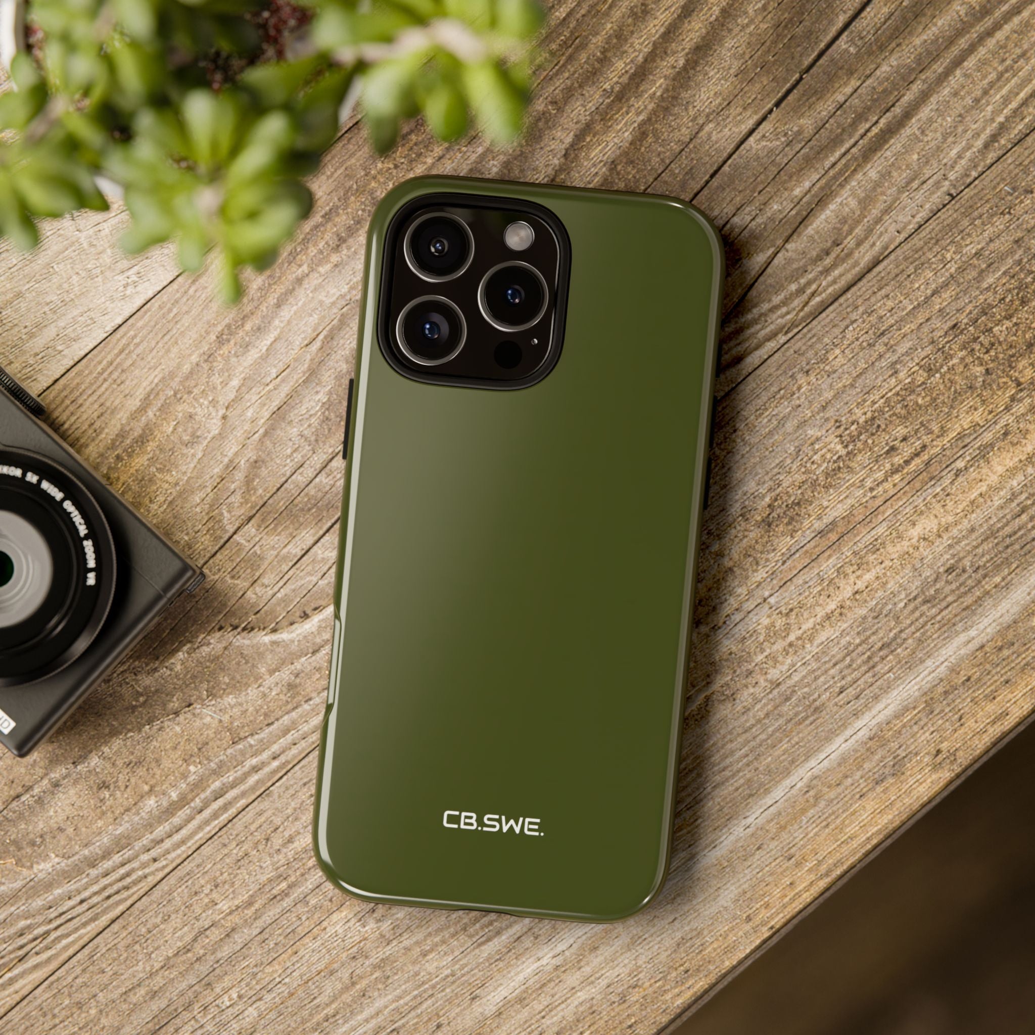 Armeegrüne iPhone-Hülle – Robust