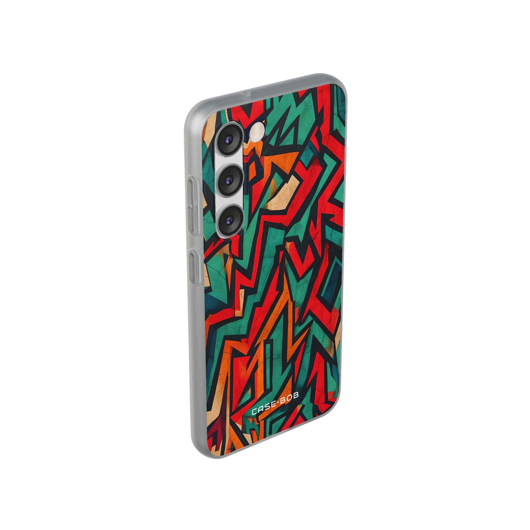 Crimson Zigzag Samsung S23 Case - Soft