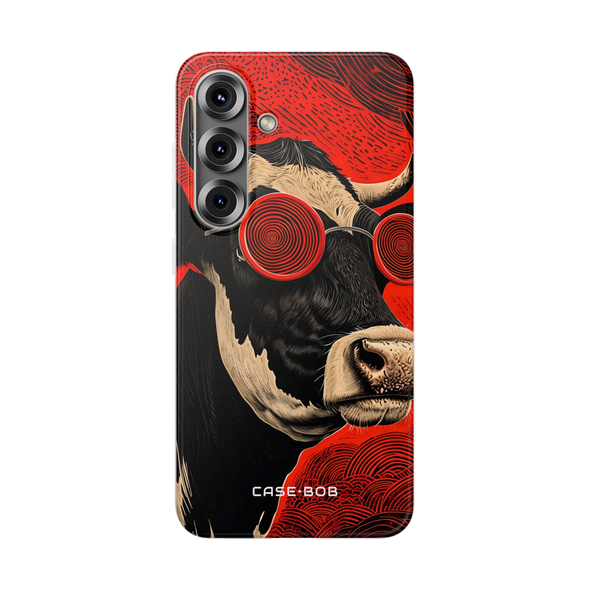 Hypnotic Cow Samsung S25 Plus Case - Soft
