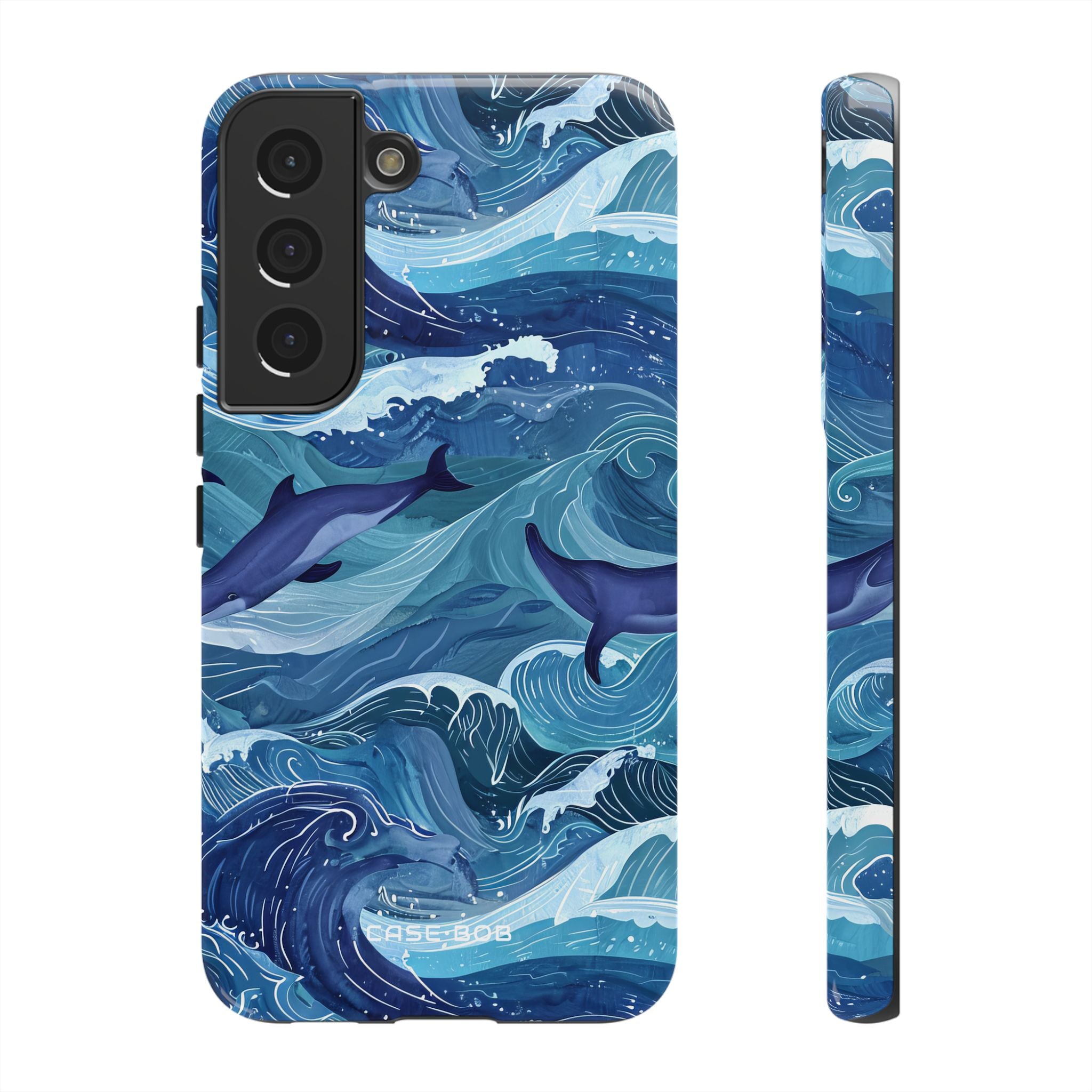 Dolphin Waves Samsung S22 Case - Tough