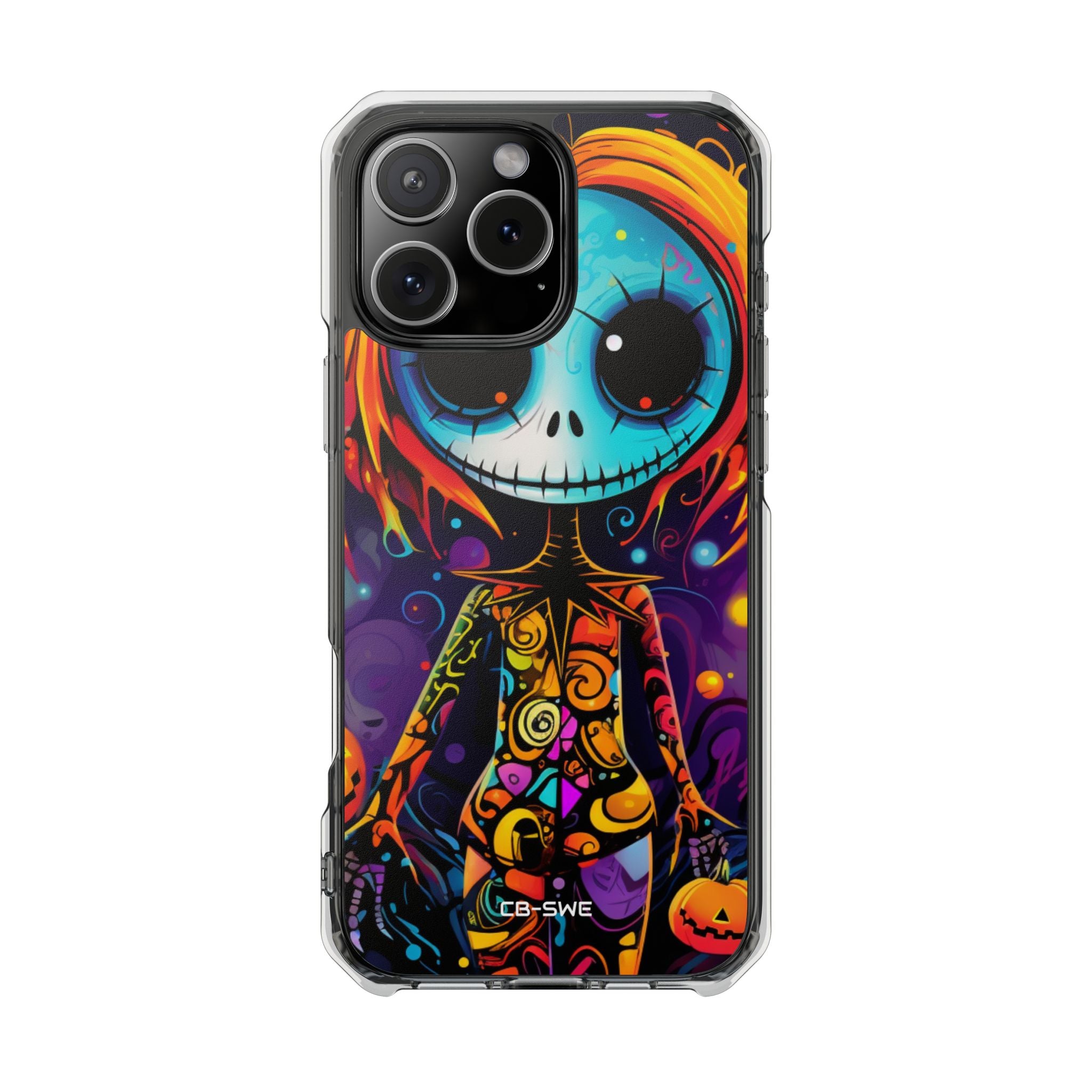 Skeletal Figure Laughs iPhone Case - Impact