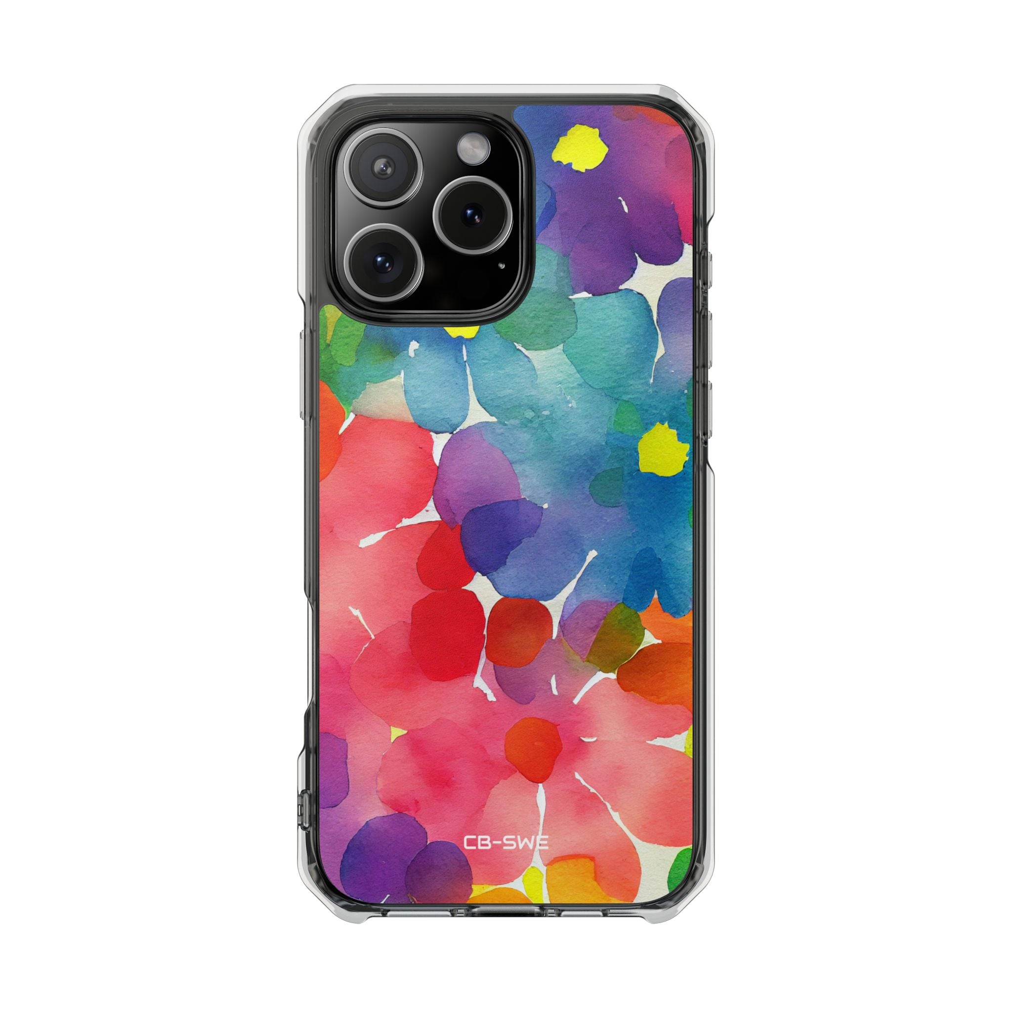 Fluid Color Petals iPhone Case - Impact