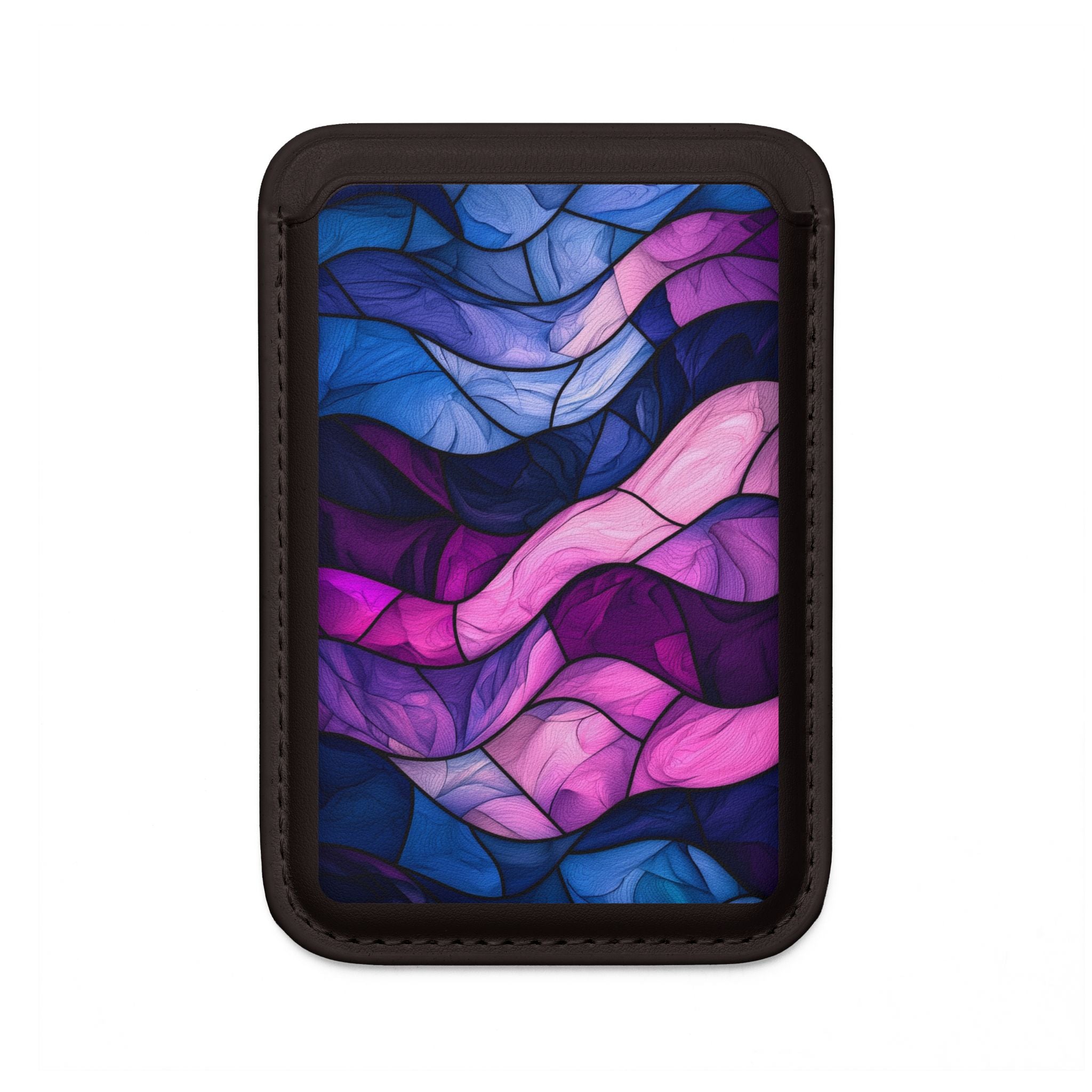 Purple Wavewood Wallet – MagSafe Ready