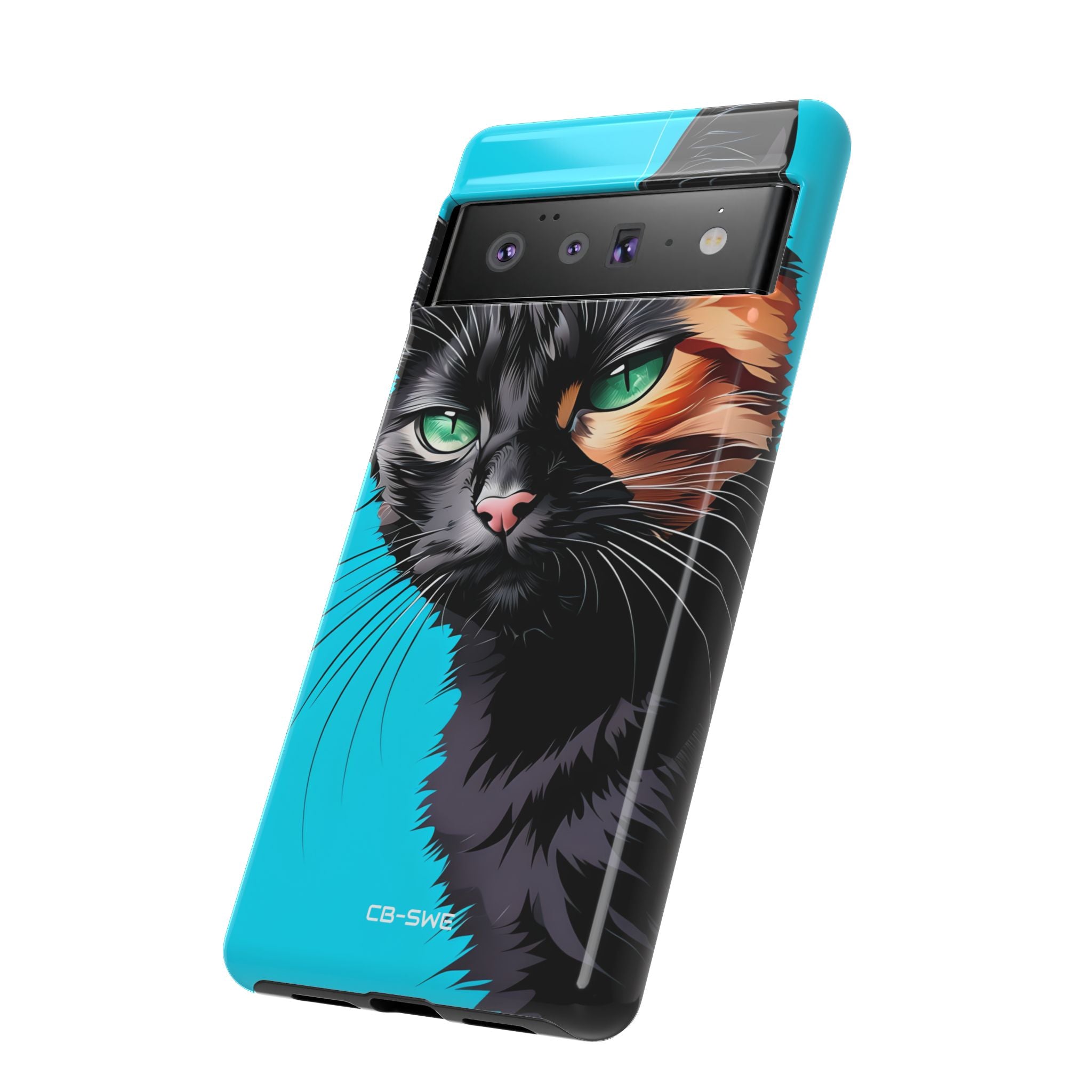 Curious Cat Stare - Google Pixel Case
