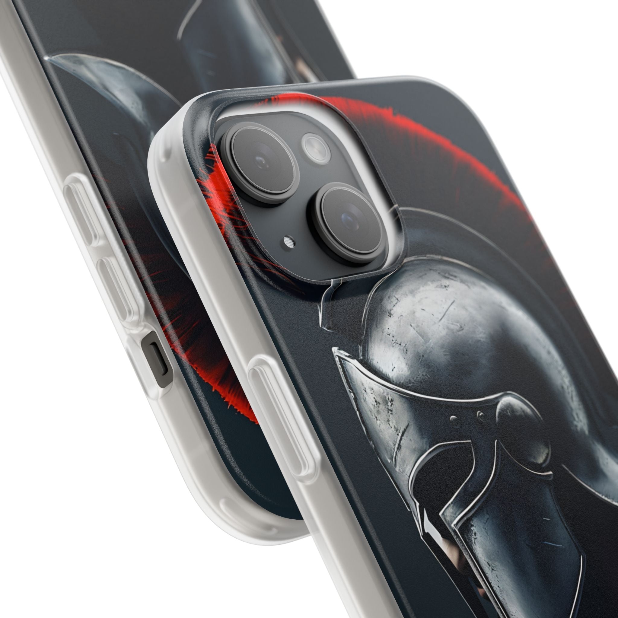 Silver Centurion iPhone 15 Case - Soft