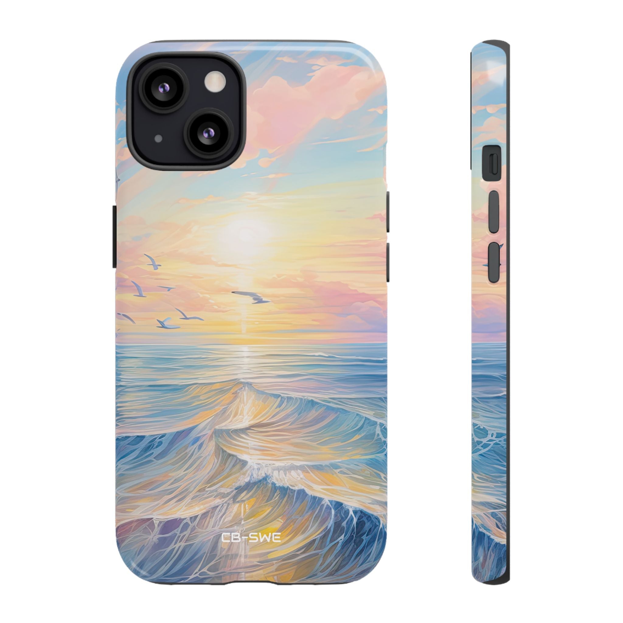 Gentle Waves Embrace - iPhone Case