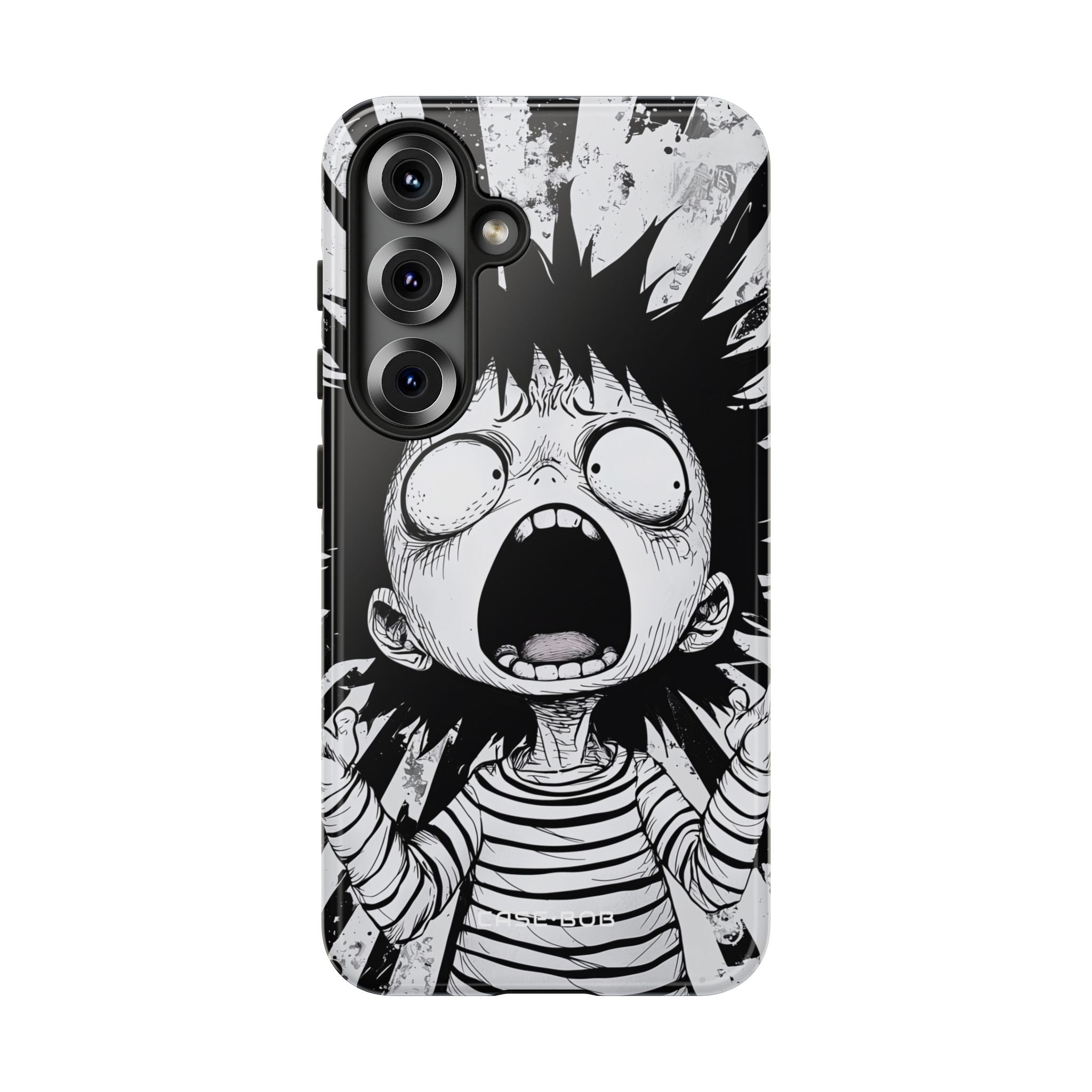 Screaming Stripes Samsung S25 Case - Tough