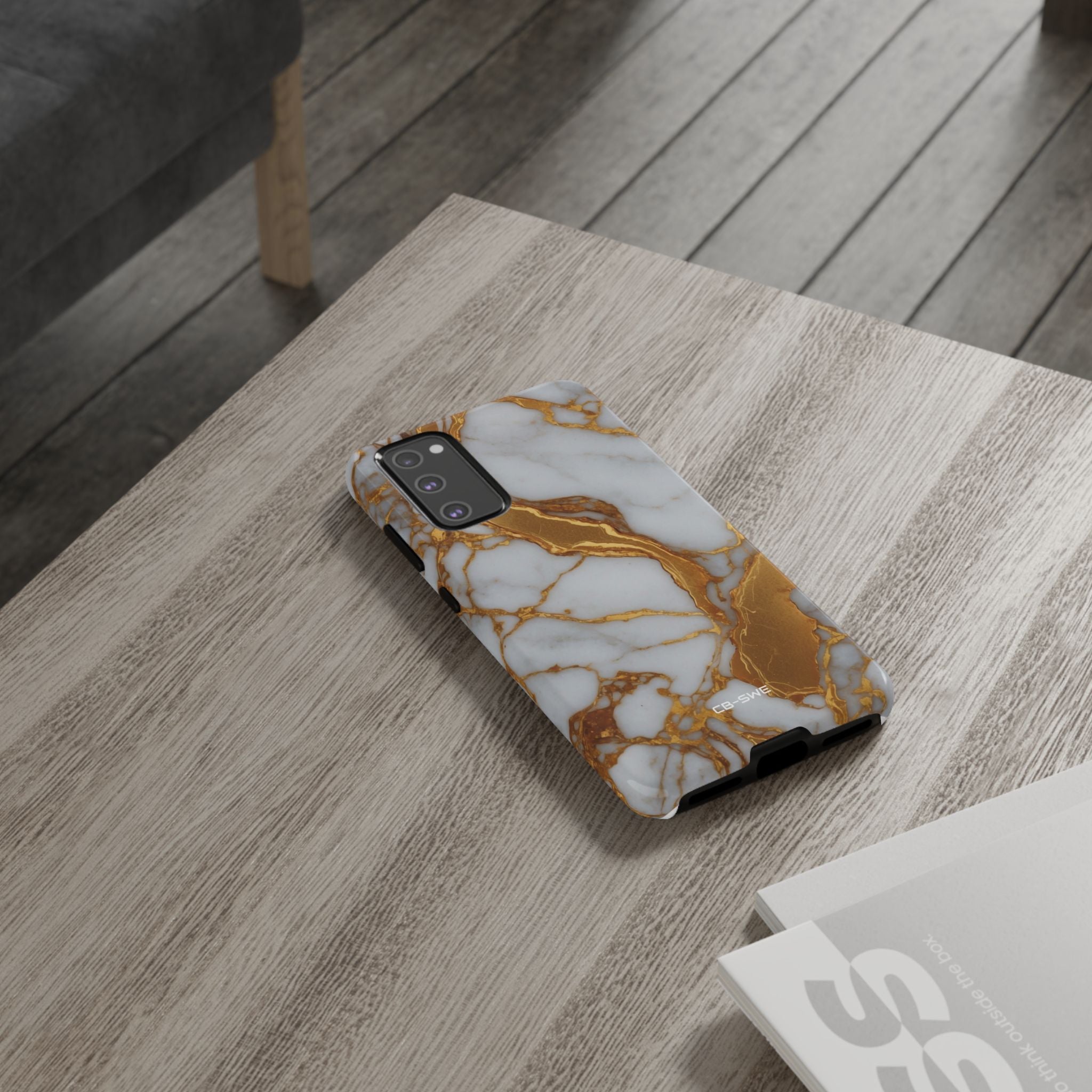 Golden Veins Flow - Samsung Case
