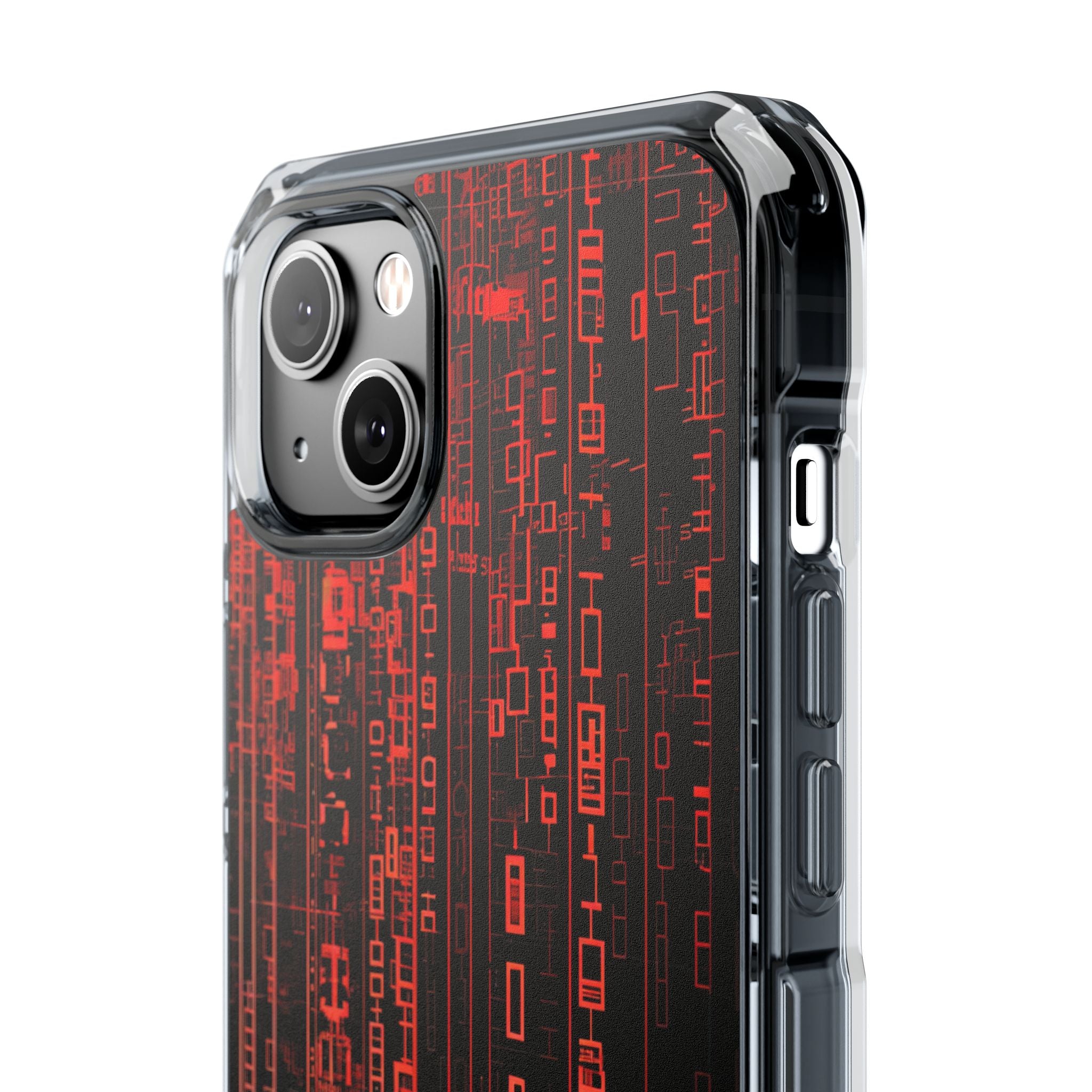 Neon Circuit Dreams iPhone 14 - Impact Clear+