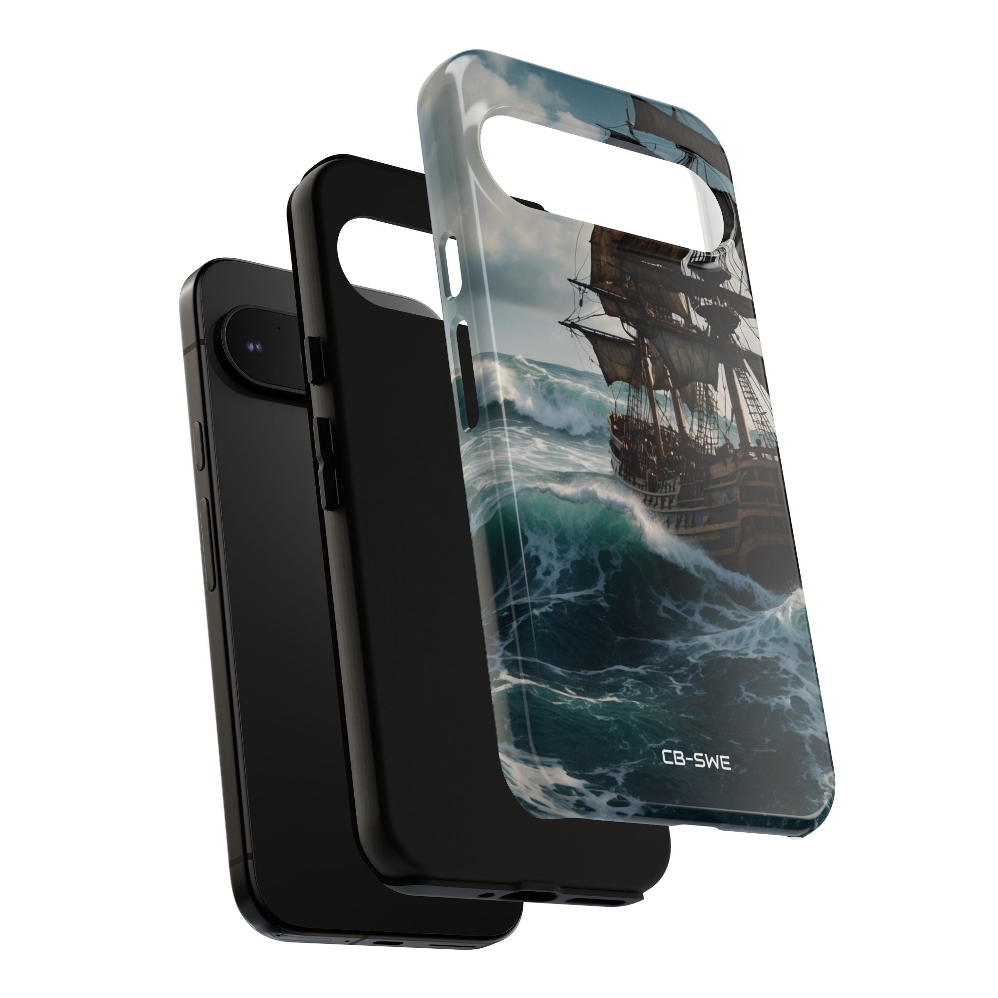 Ship Faces Waves - Google Pixel Case