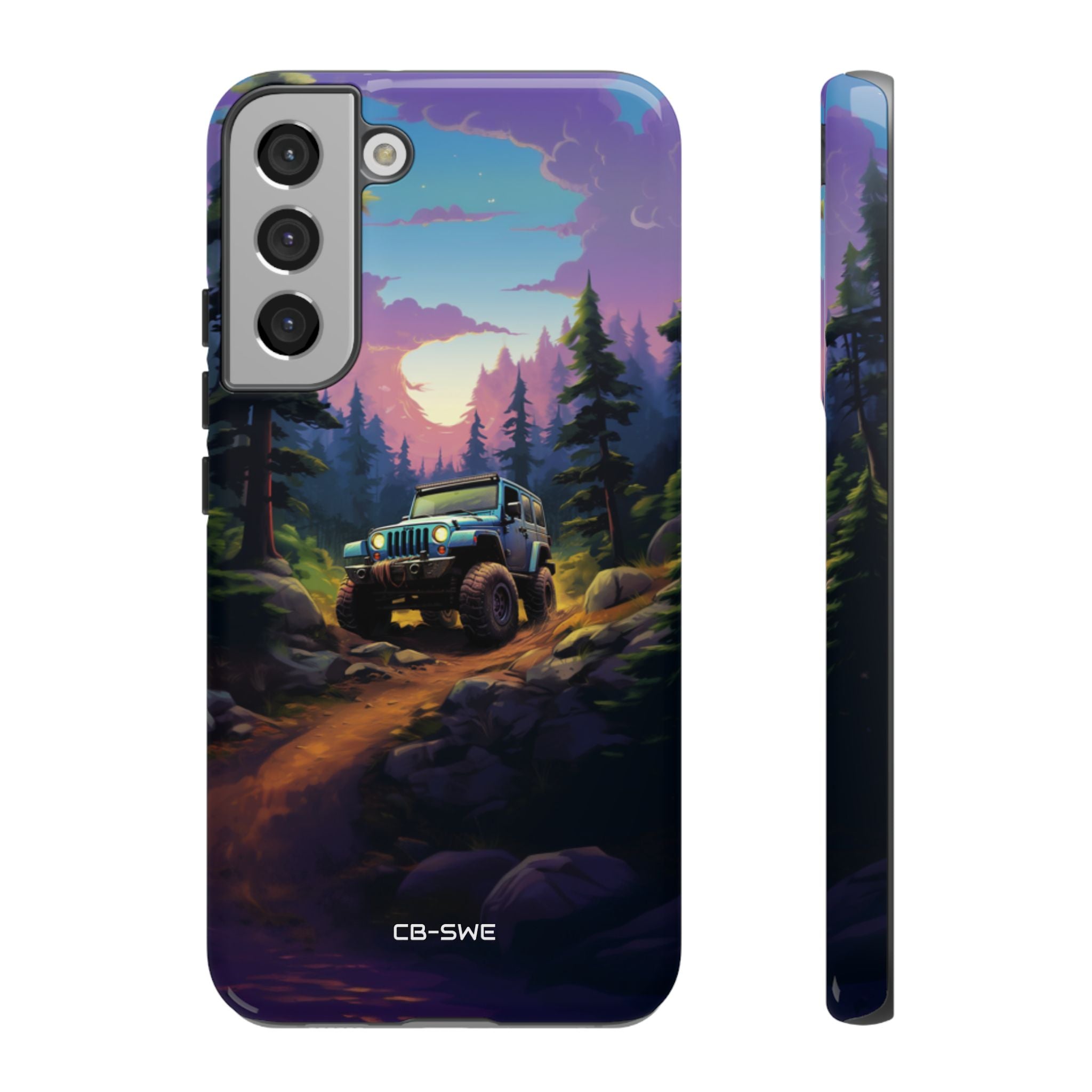 Sunset Forest Drive - Samsung Case
