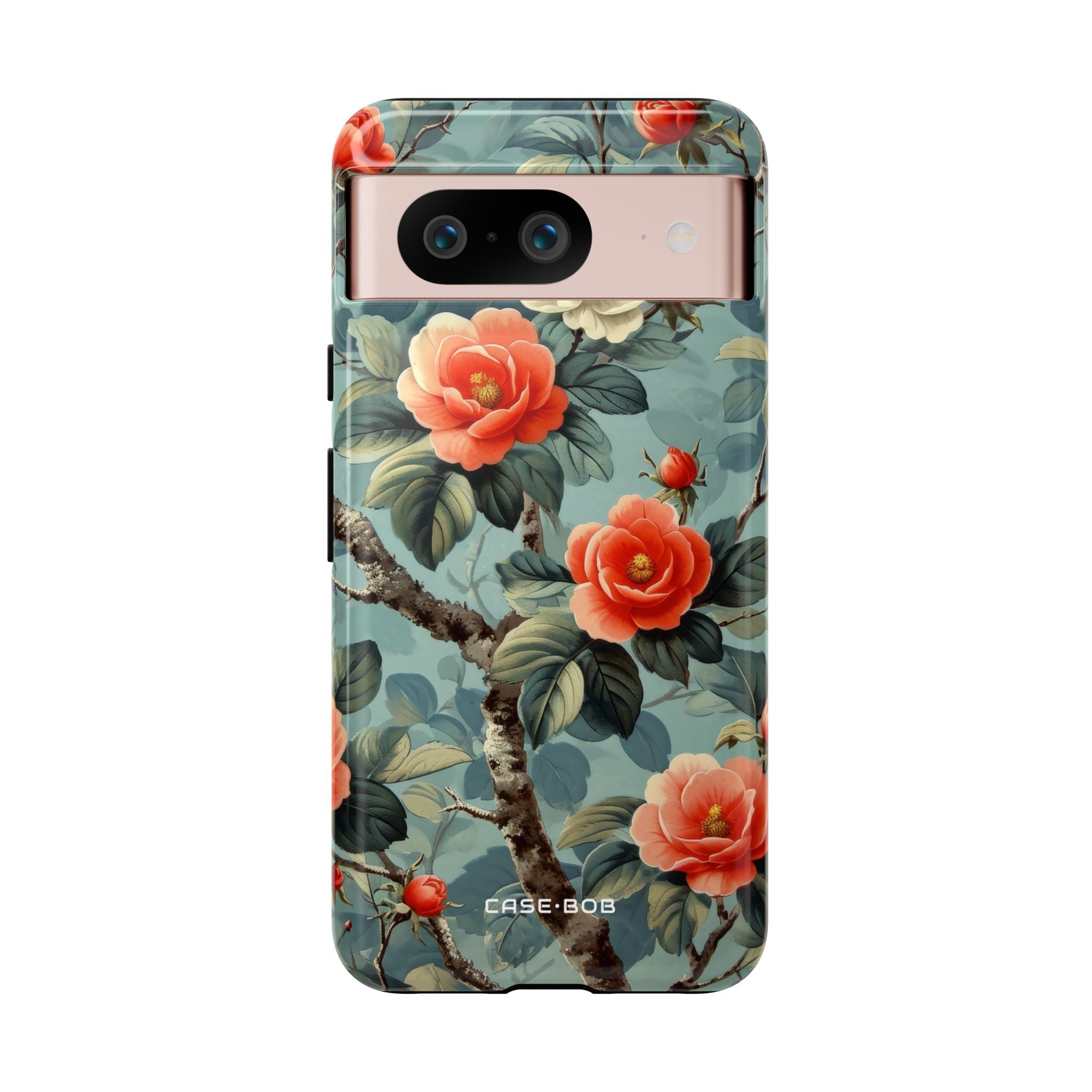 Coral Bloom Google Pixel 8 Case - Tough
