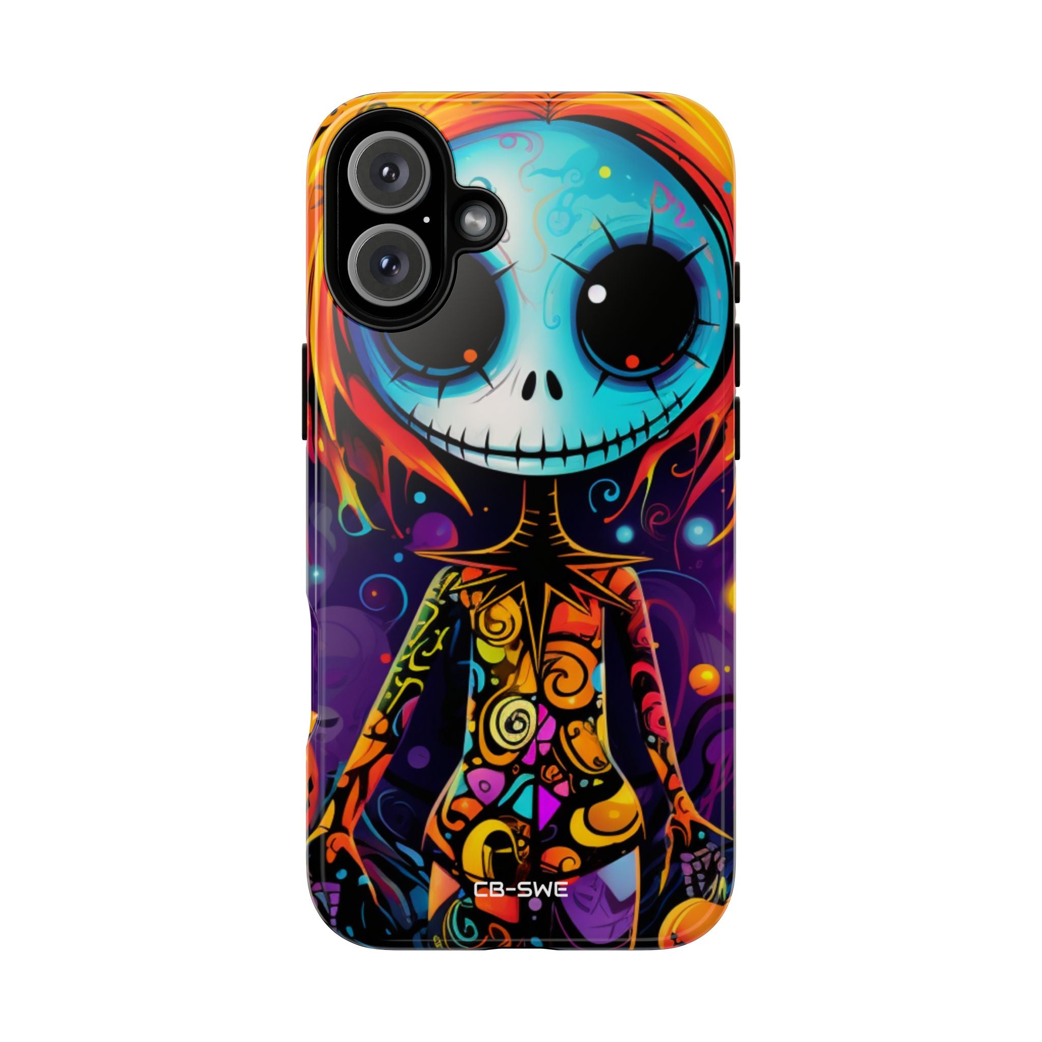 Skeletal Figure Laughs - iPhone Case