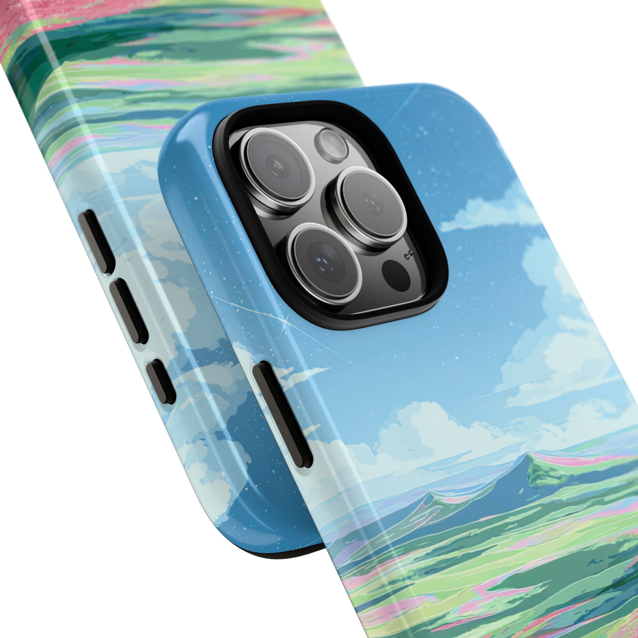 Serene Crystal Landscape iPhone 16 - Tough