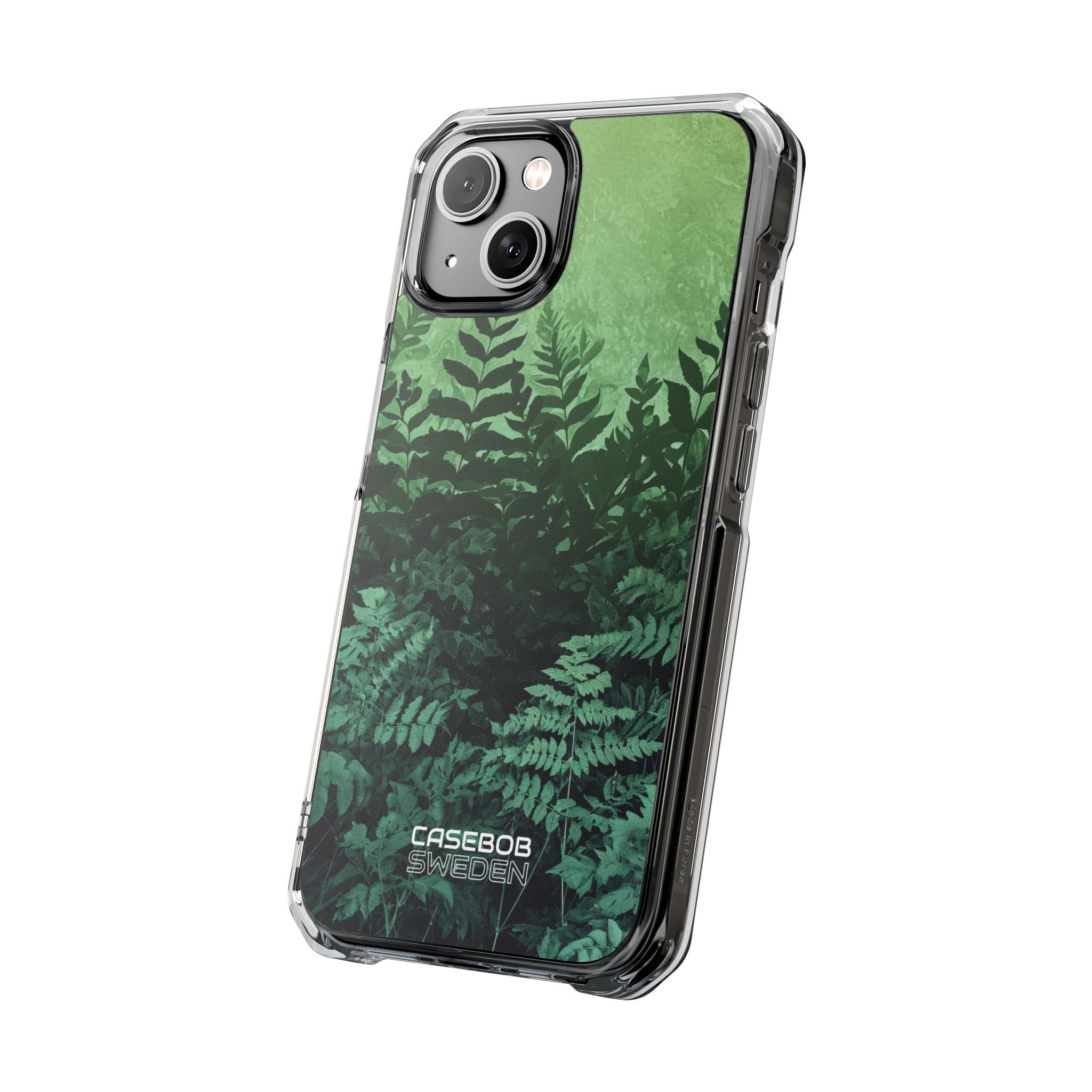 Verdant Fern Silhouettes iPhone 14 - Impact Clear+