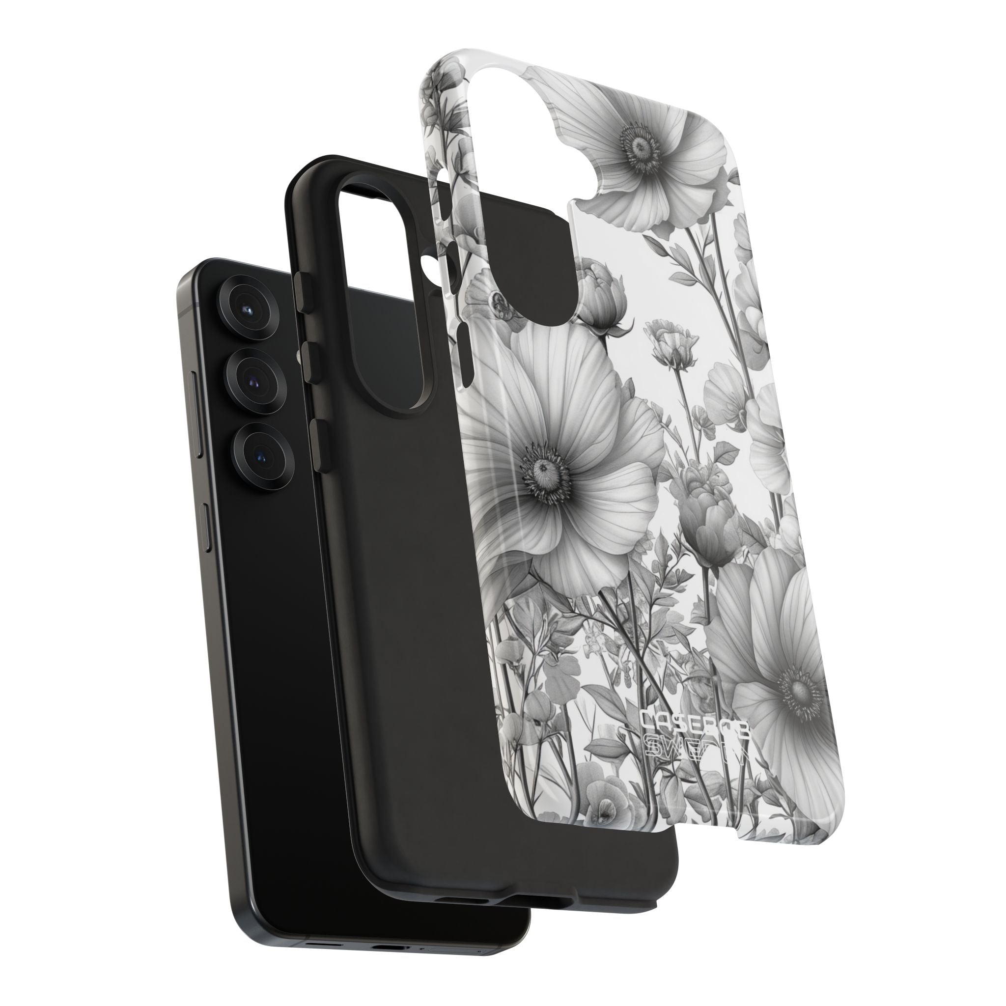 Incisione floreale vintage Samsung S25 - Tough