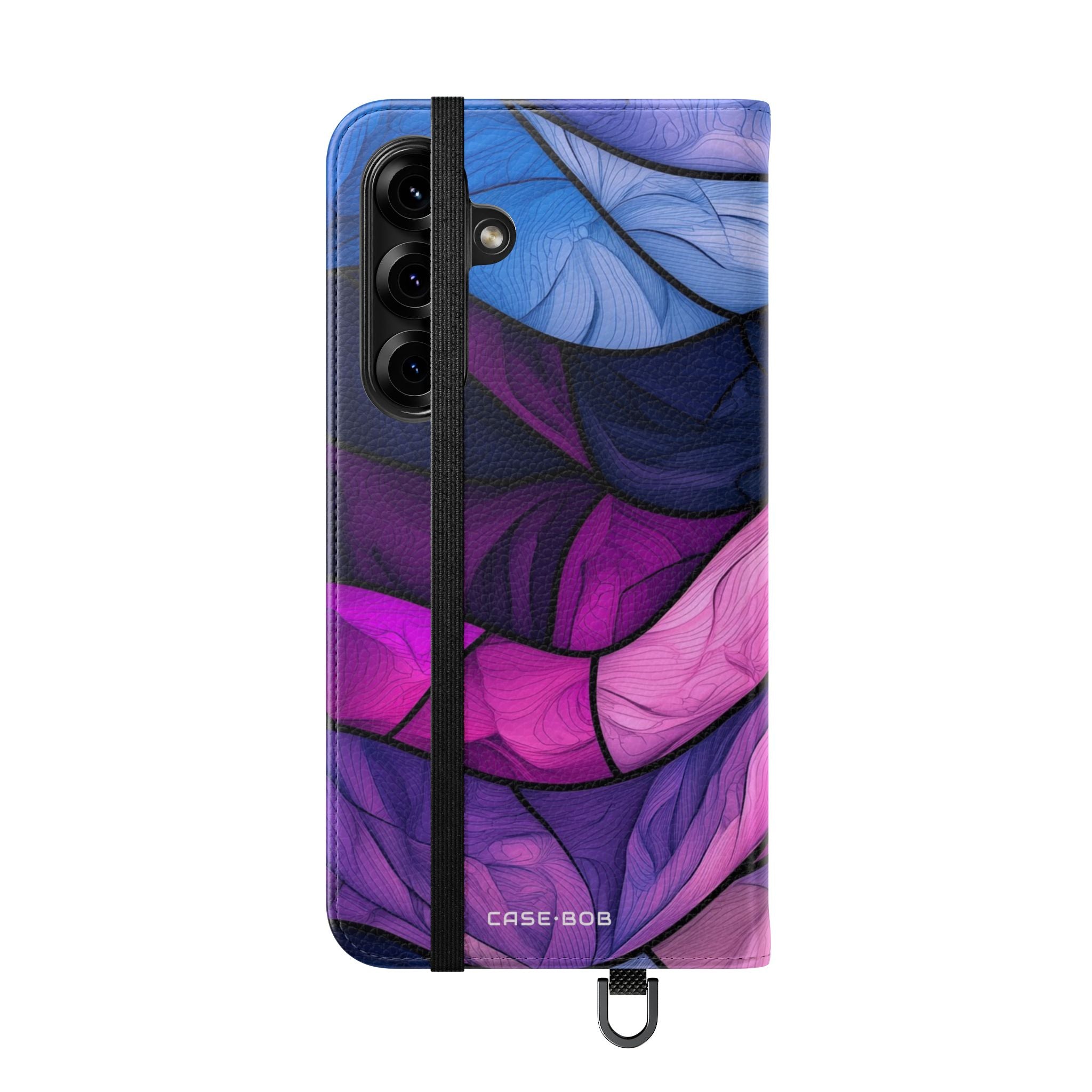 Purple Wavewood - Samsung S25+ Case - Wallet