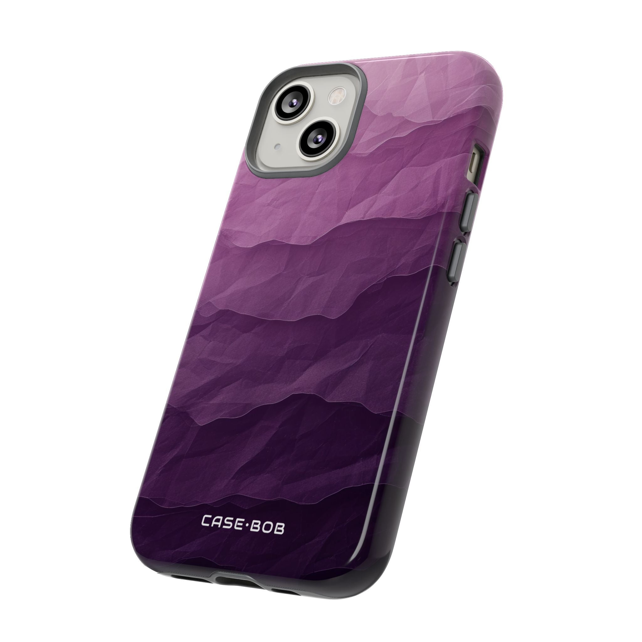 Purple Wave Layers iPhone 14 Case - Tough
