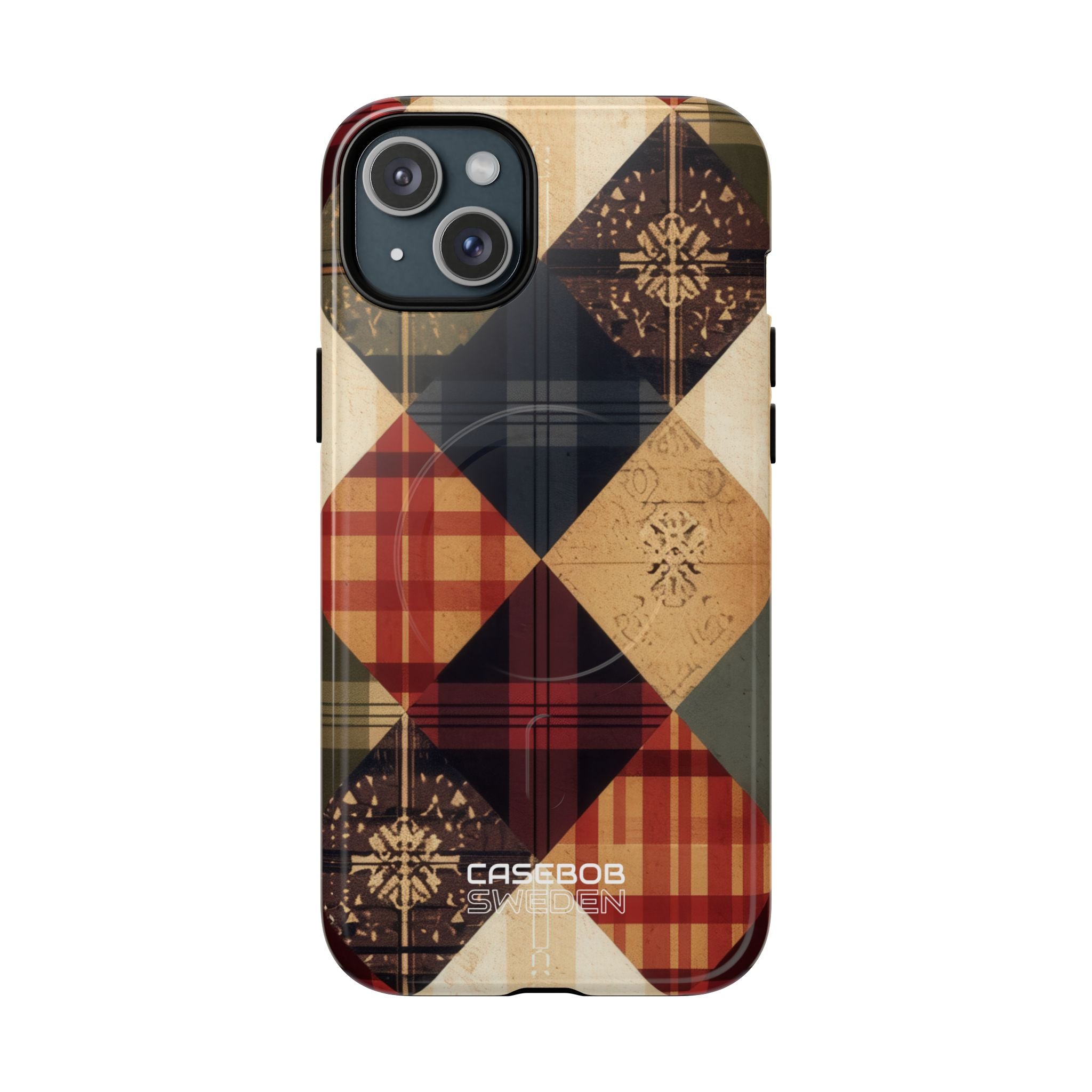 Rustik Quilt Charm iPhone 15 - Tough+