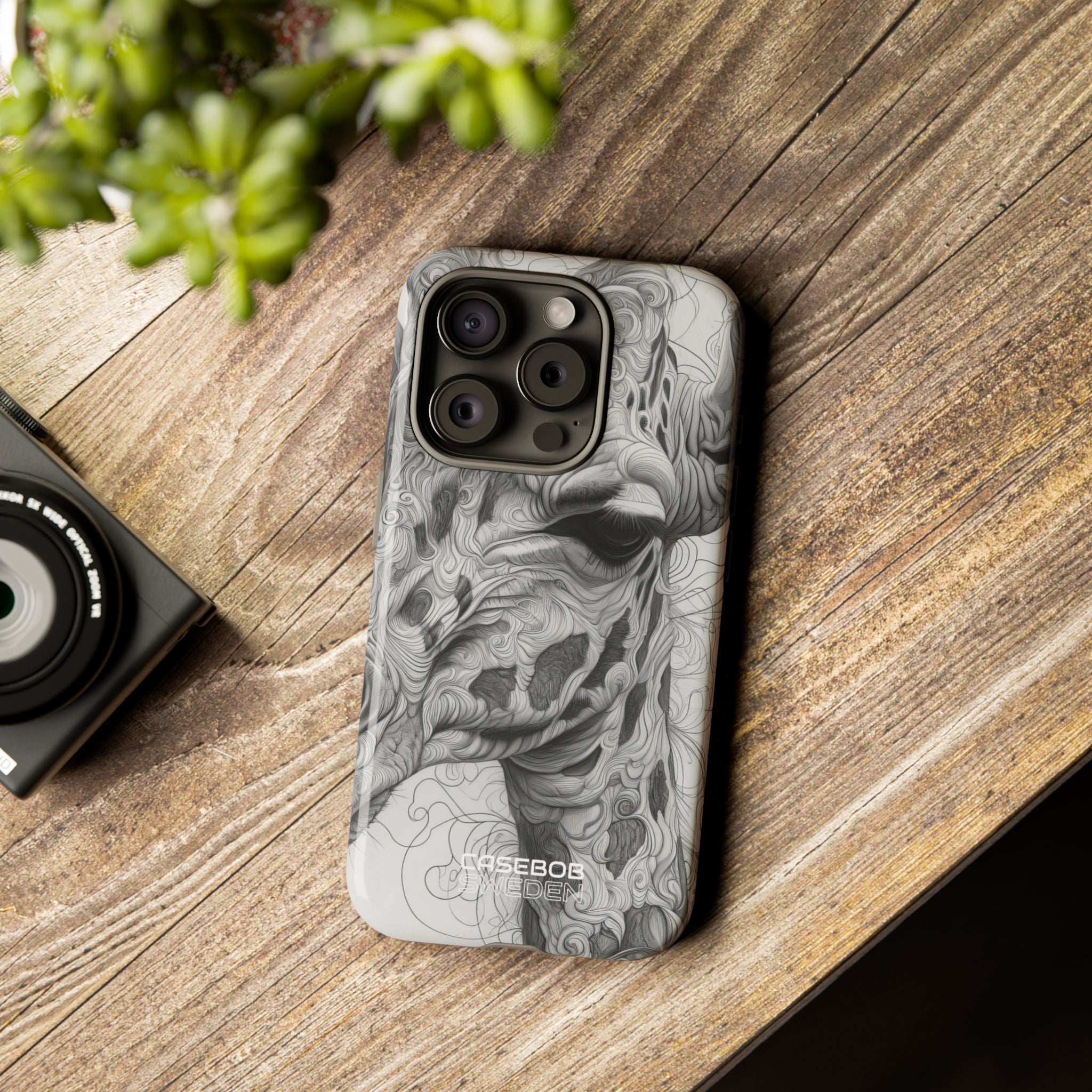 Arte Giraffa Vorticosa iPhone 15 - Tough