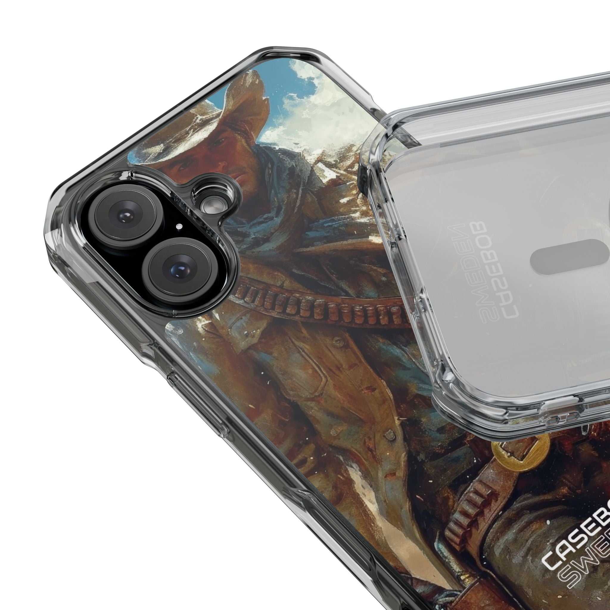 Western Horizon Rider iPhone 16 - Impact Clear+