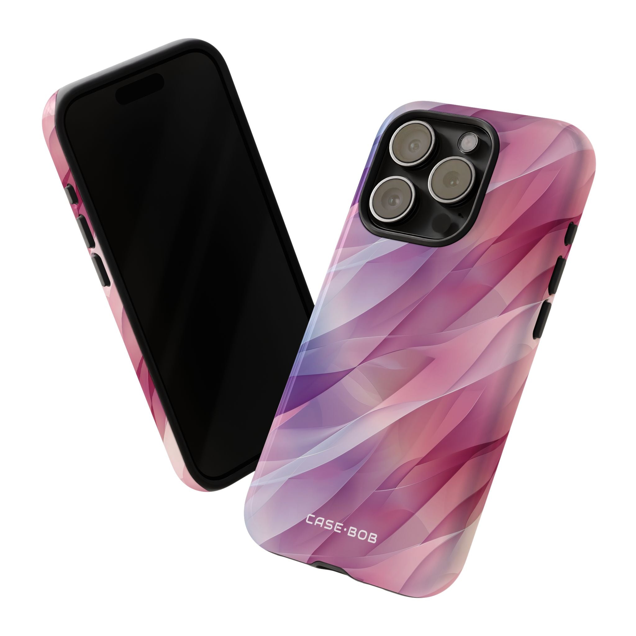 Pink Wave iPhone 15 Pro Case - Tough