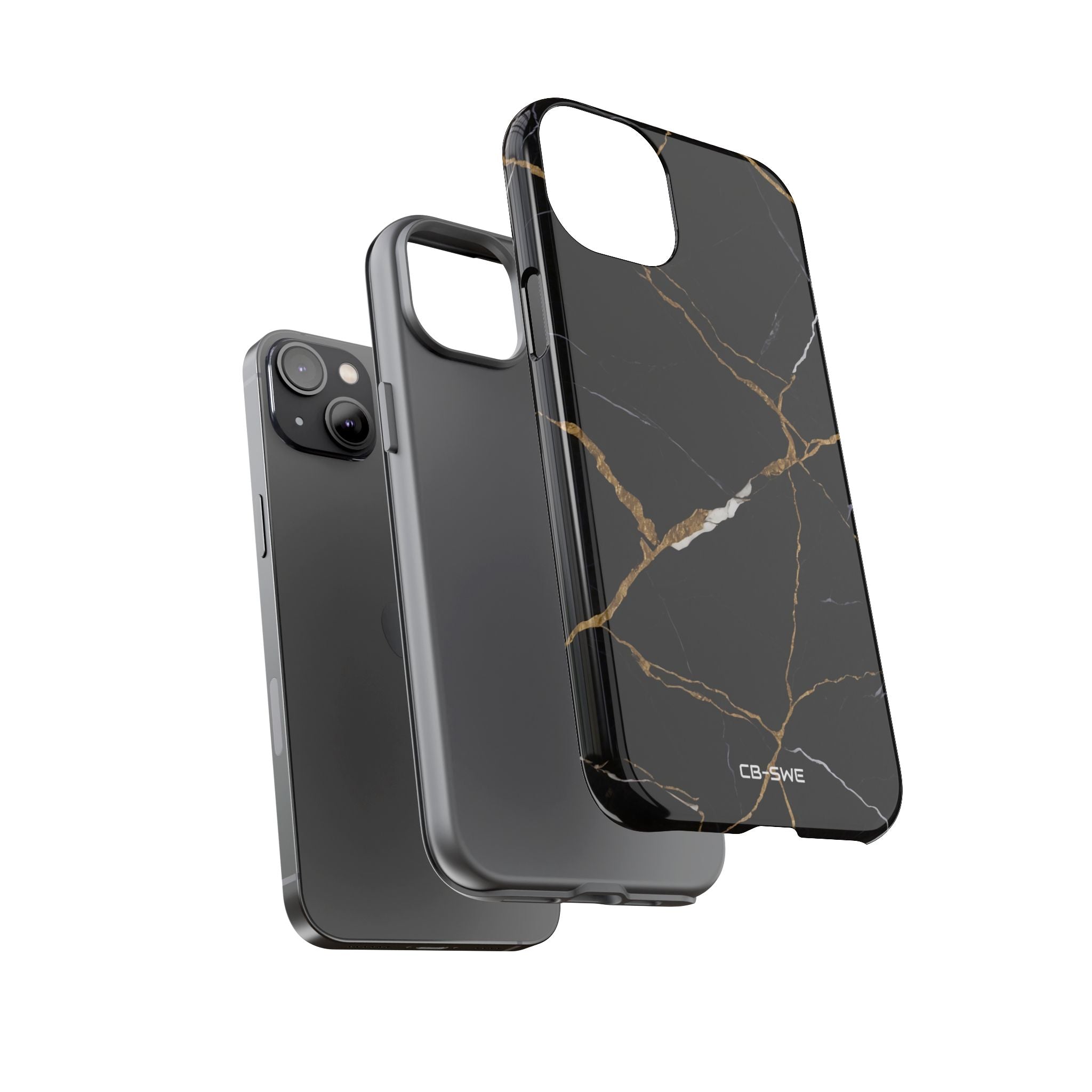 Golden Veins Emerge - iPhone Case