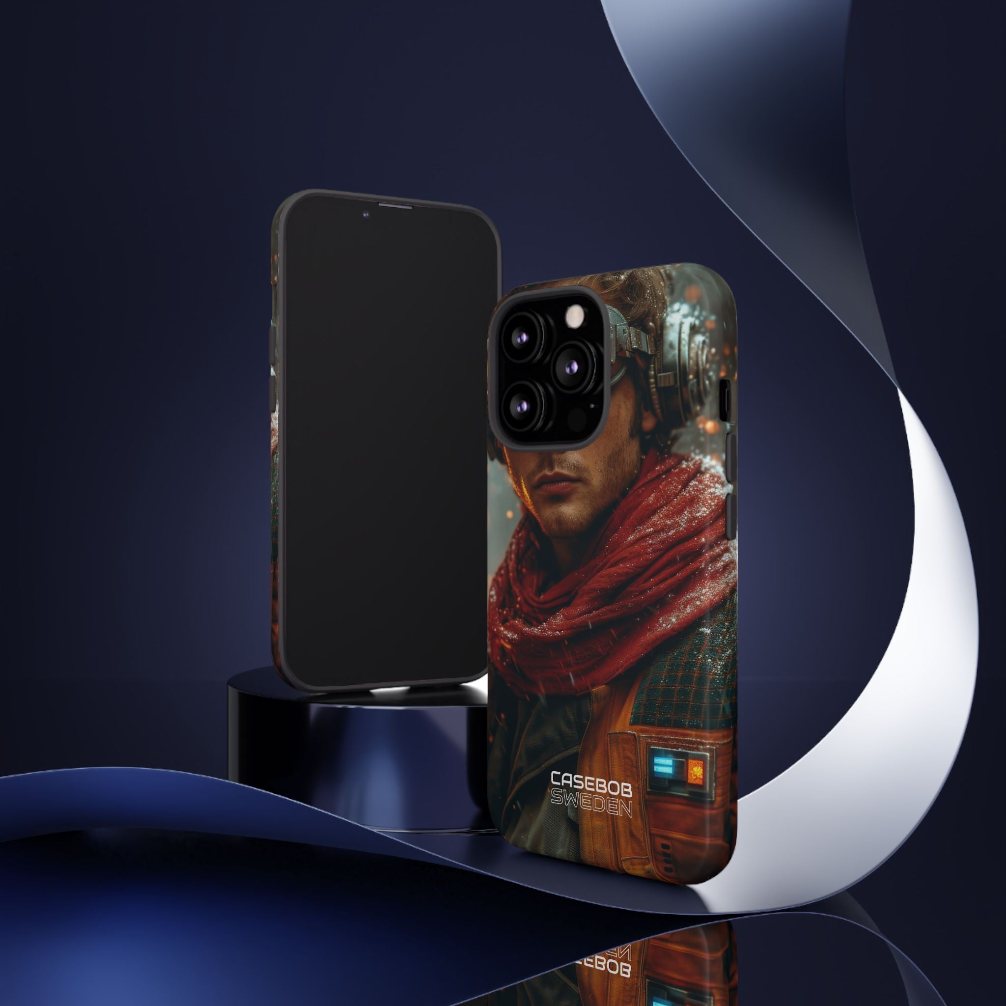Futuristic Steampunk Explorer iPhone 13 - Tough
