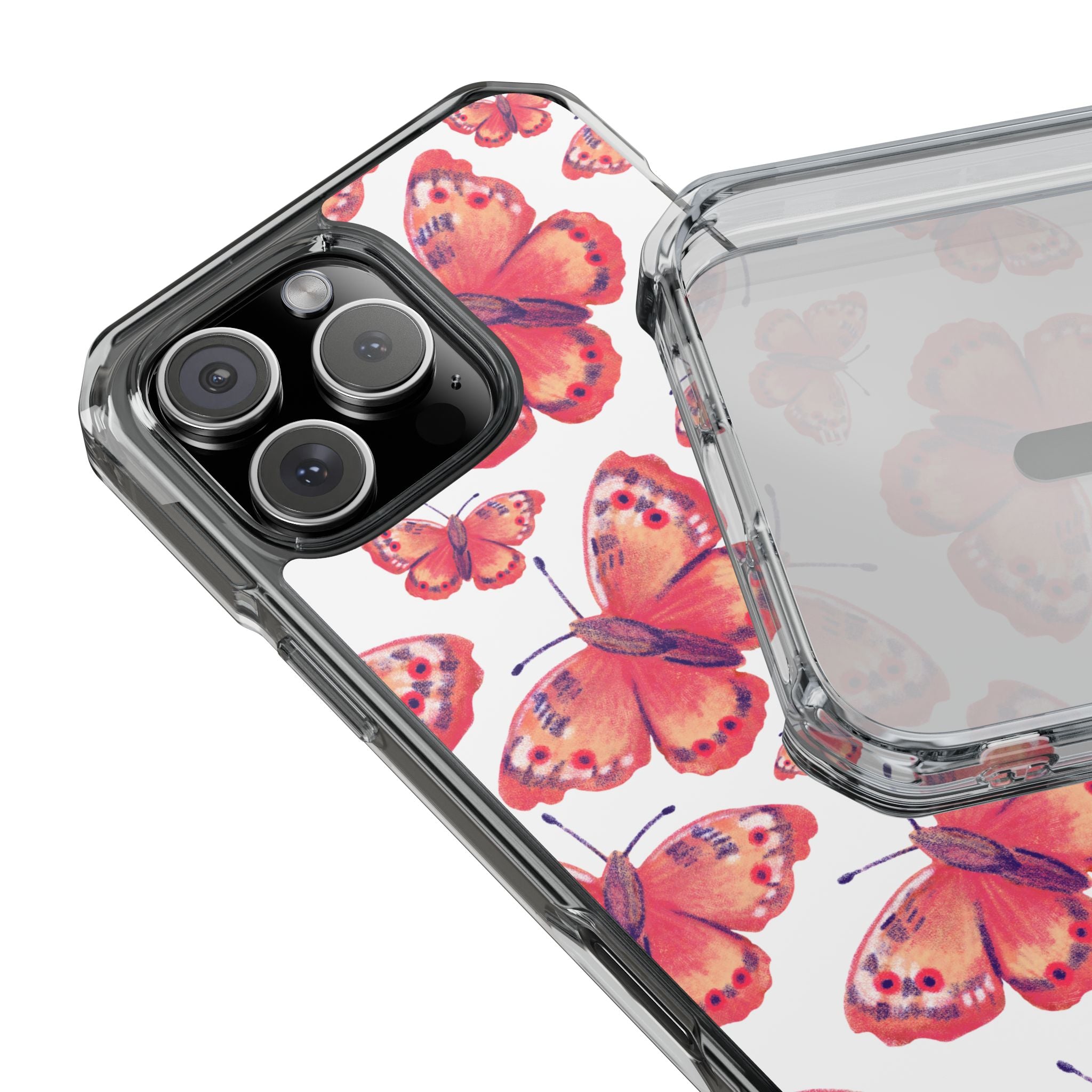 Vibrant Butterfly Dance iPhone Case - Impact