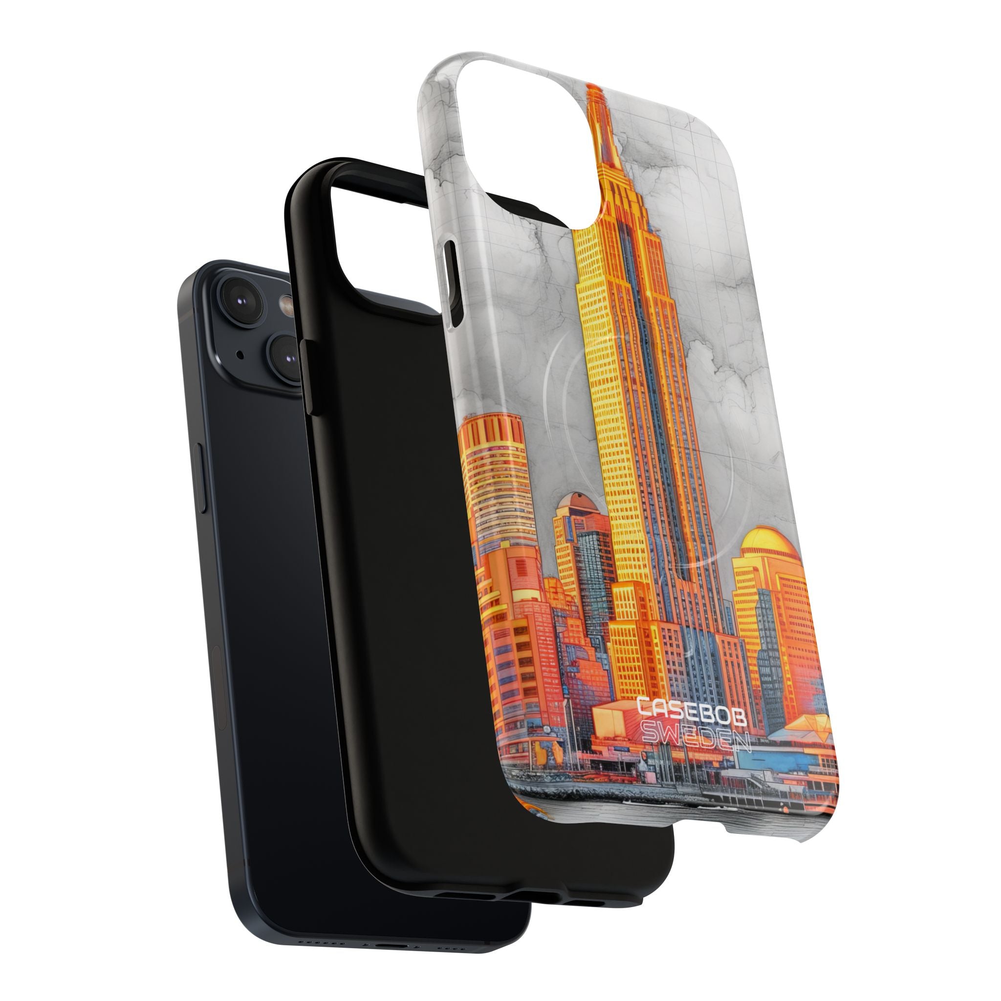 Vibrant City Skyline iPhone 14 - Tough+