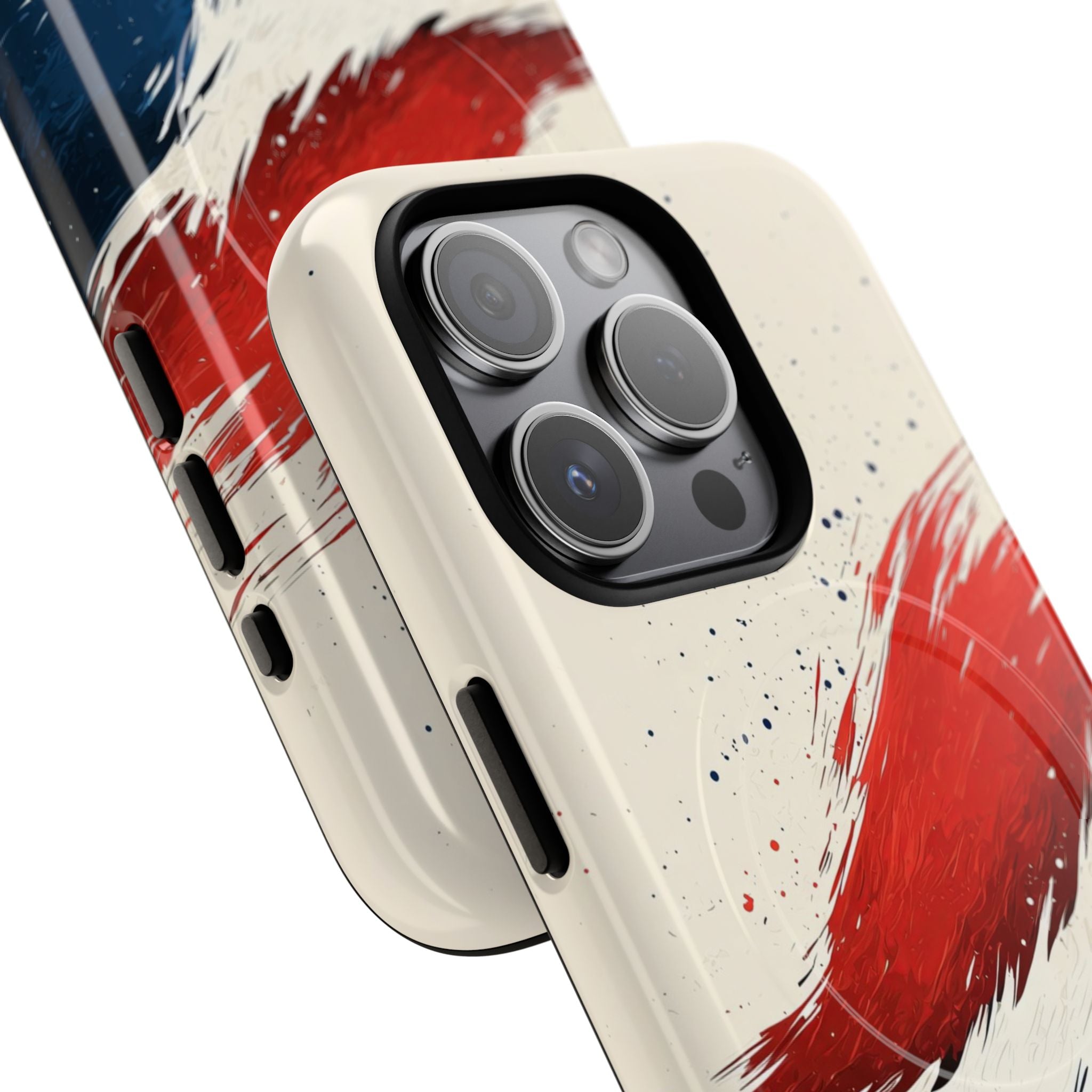 Red Surge iPhone 15 Pro Case - Tough+