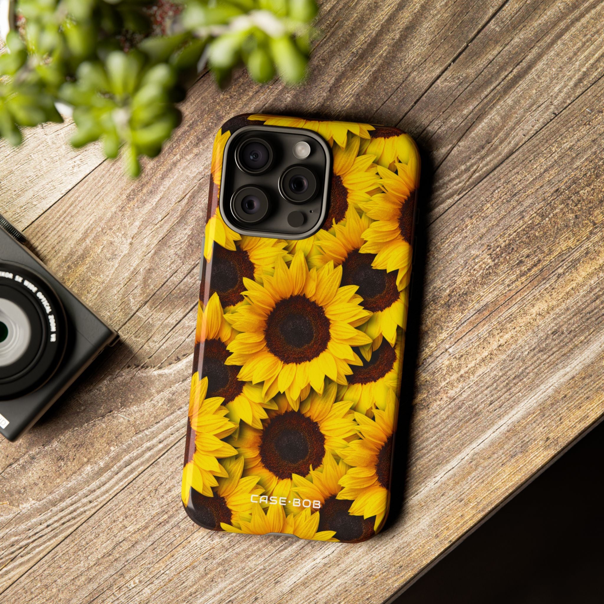 Sunflower Glow iPhone 15 Pro Max Case - Tough