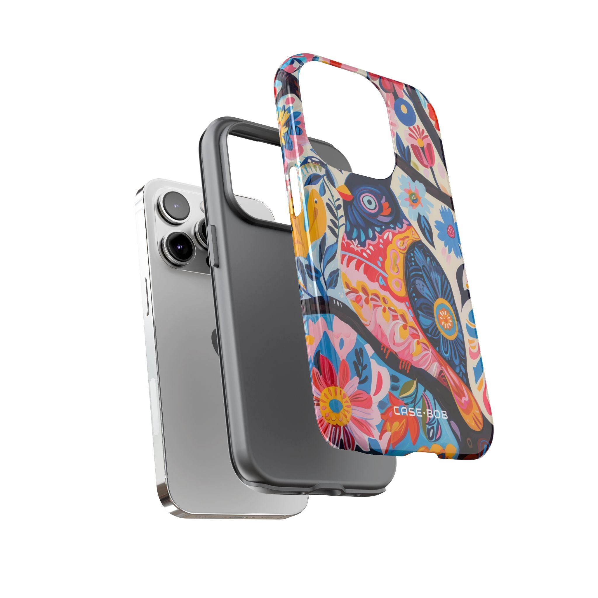 Owl Bloom iPhone 14 Pro Case - Tough