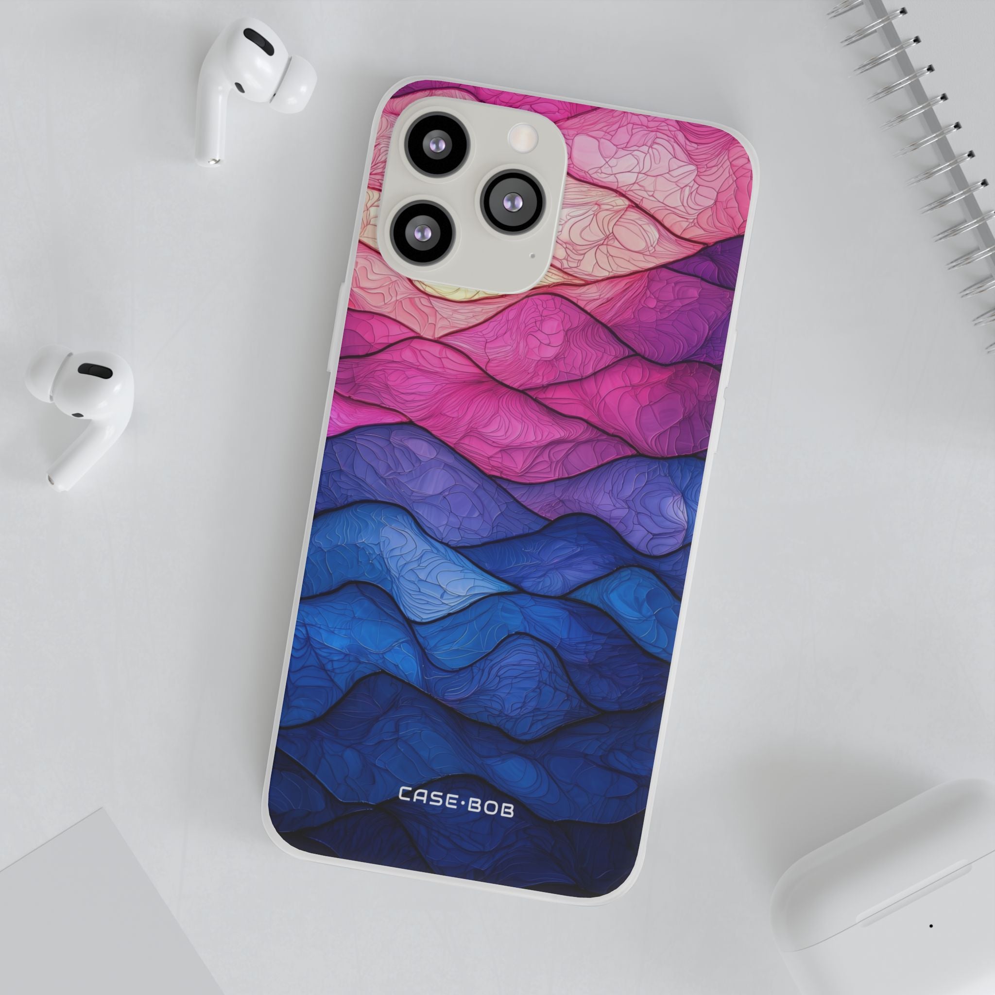 Wavy Vein Gradient iPhone 13 Pro Max - Soft