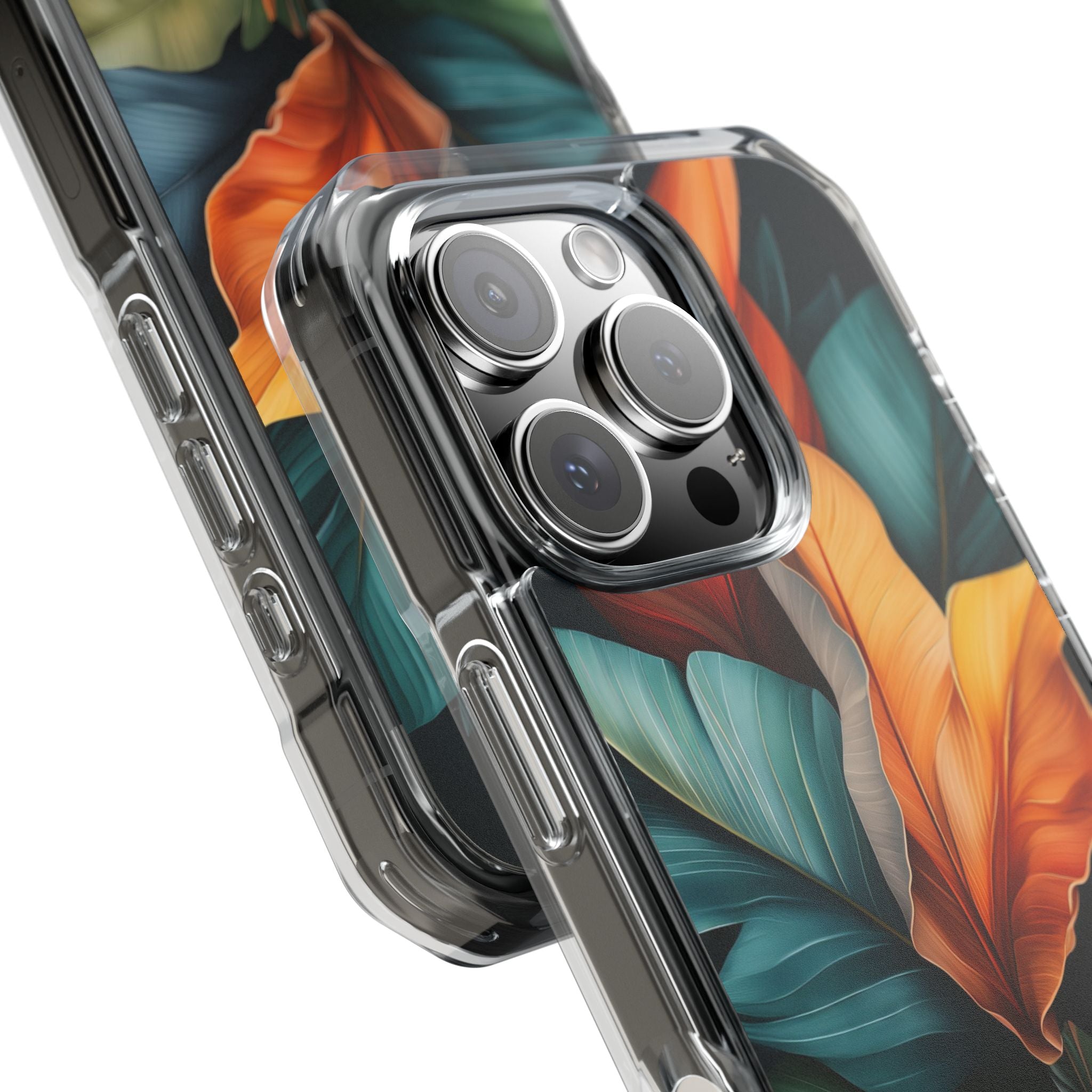 Tropical Leafburst iPhone 16 Pro Case - Impact