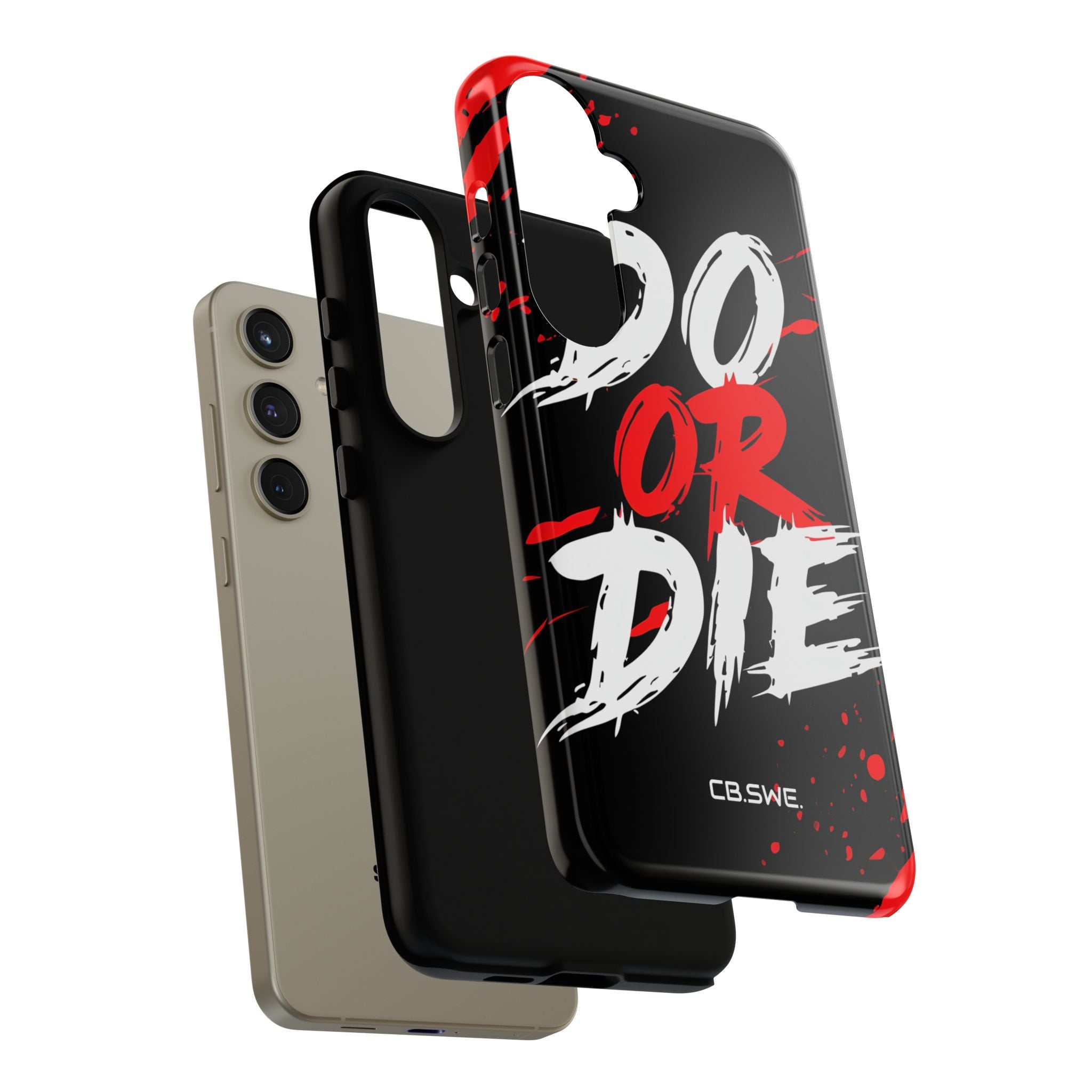 Red White Do or Die Motivational Samsung S24 - Tough